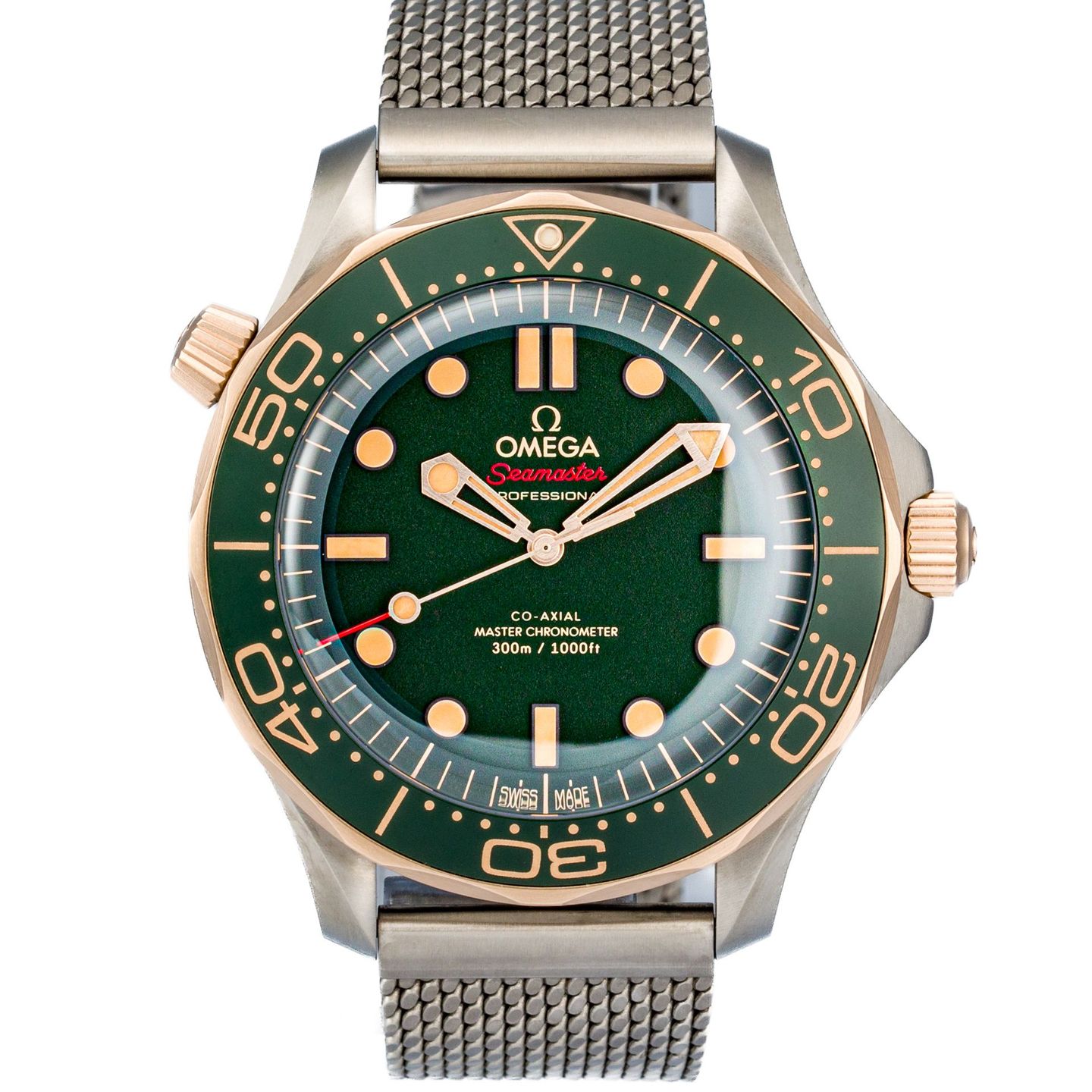 Omega Seamaster Diver 300 M 210.90.42.20.10.001 (2025) - Green dial 42 mm Titanium case (1/5)