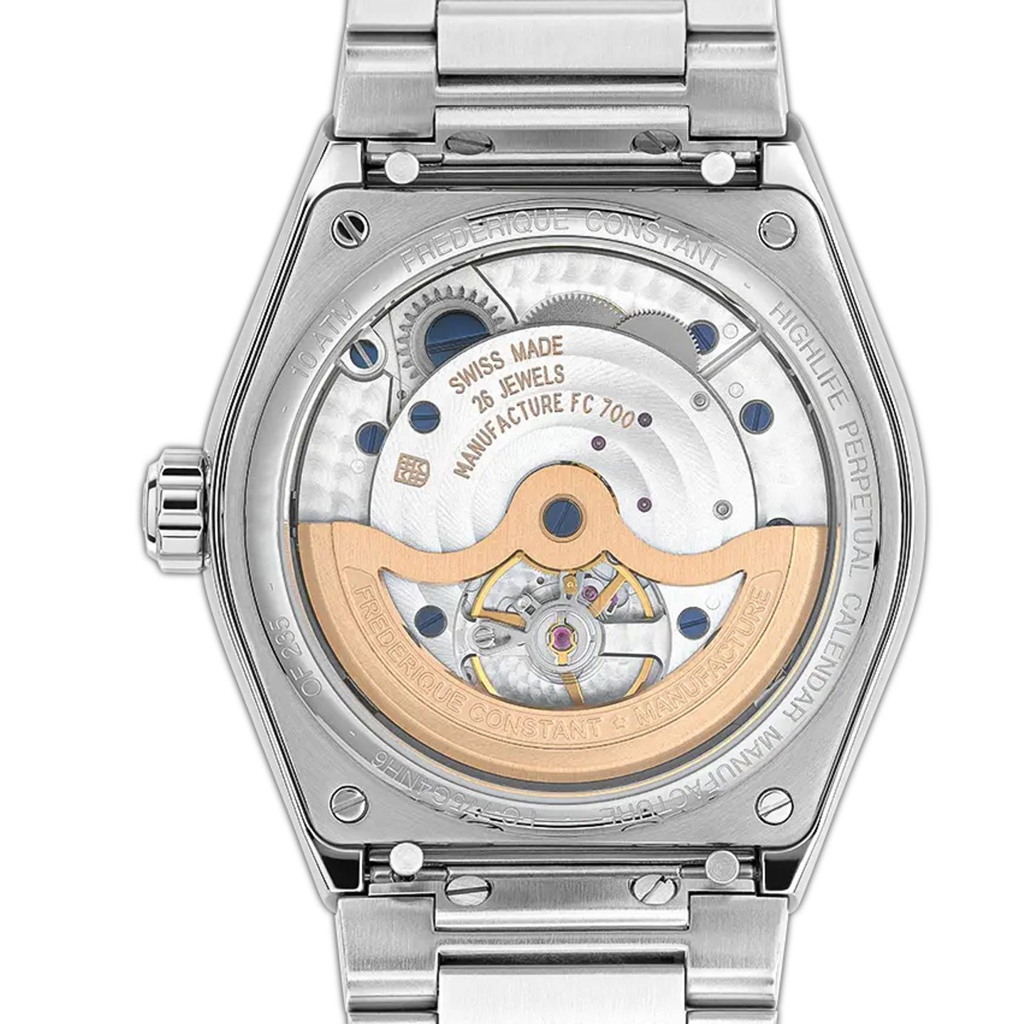 Frederique Constant Highlife FC-775G4NH6B (Unknown (random serial)) - Multi-colour dial 41 mm Steel case (5/6)