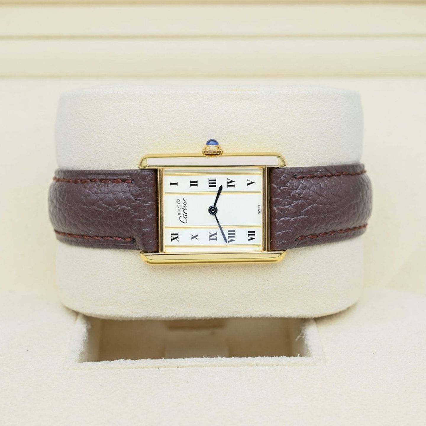 Cartier Tank Vermeil 590005 (Unknown (random serial)) - 23 mm (5/8)