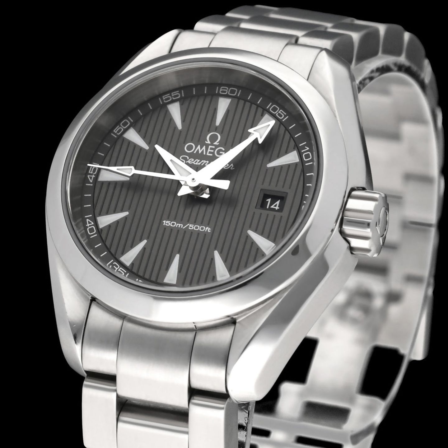 Omega Seamaster Aqua Terra 231.10.30.60.06.001 (2015) - Grey dial 30 mm Steel case (6/8)