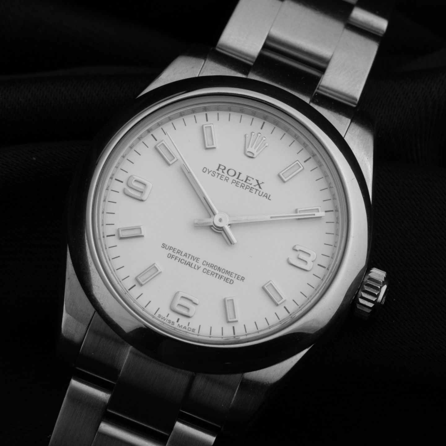 Rolex Oyster Perpetual 31 177200 (2006) - 31 mm Steel case (3/8)