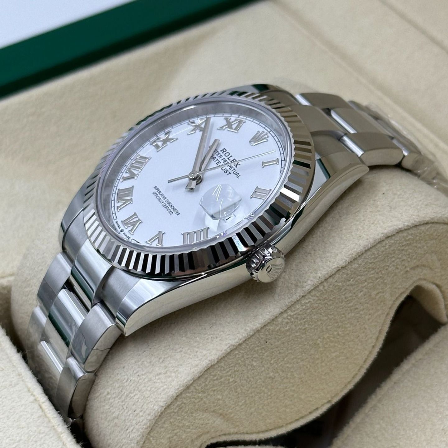 Rolex Datejust 41 126334 (2023) - White dial 41 mm Steel case (6/8)