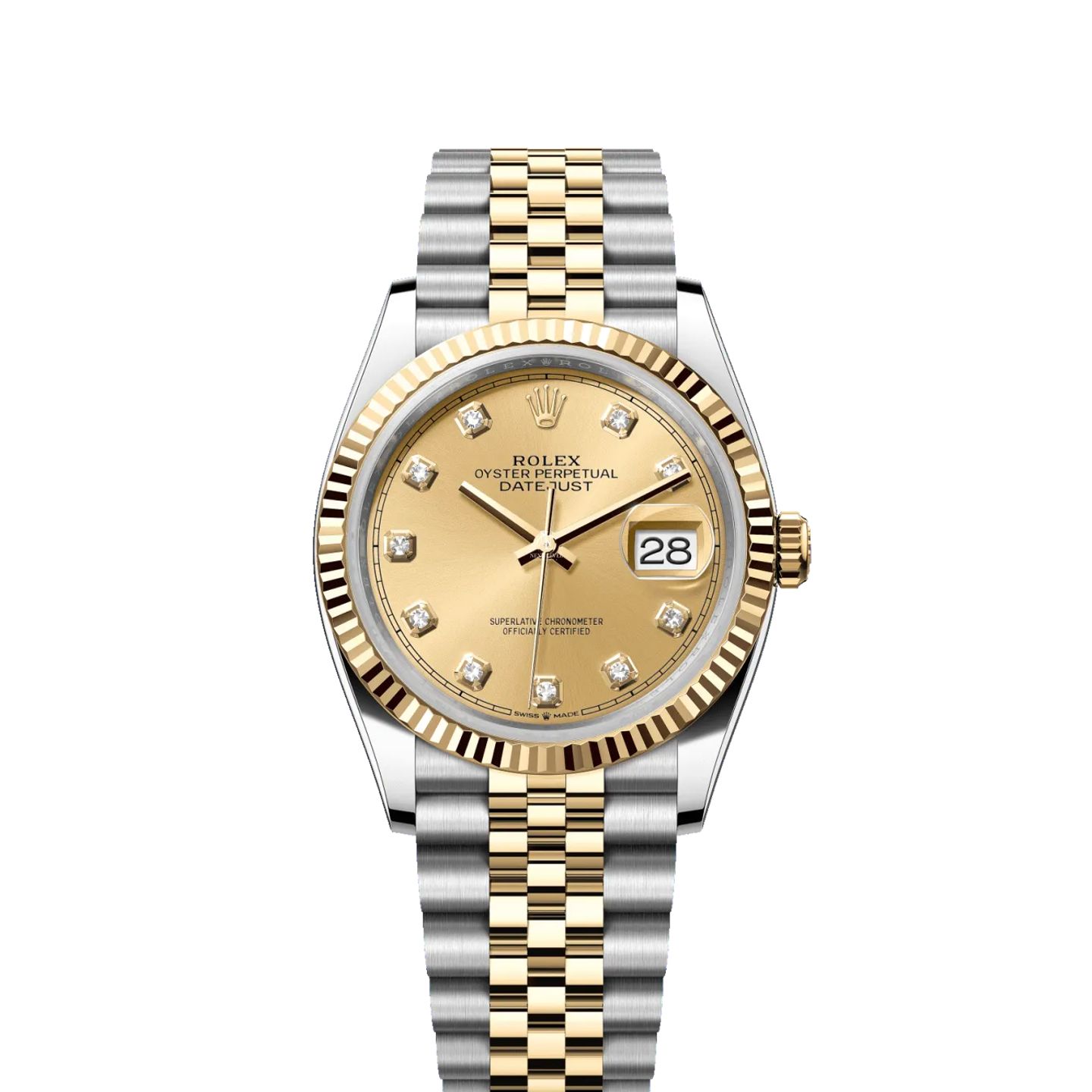 Rolex Datejust 36 126233 (2026) - 36mm Goud/Staal (1/1)