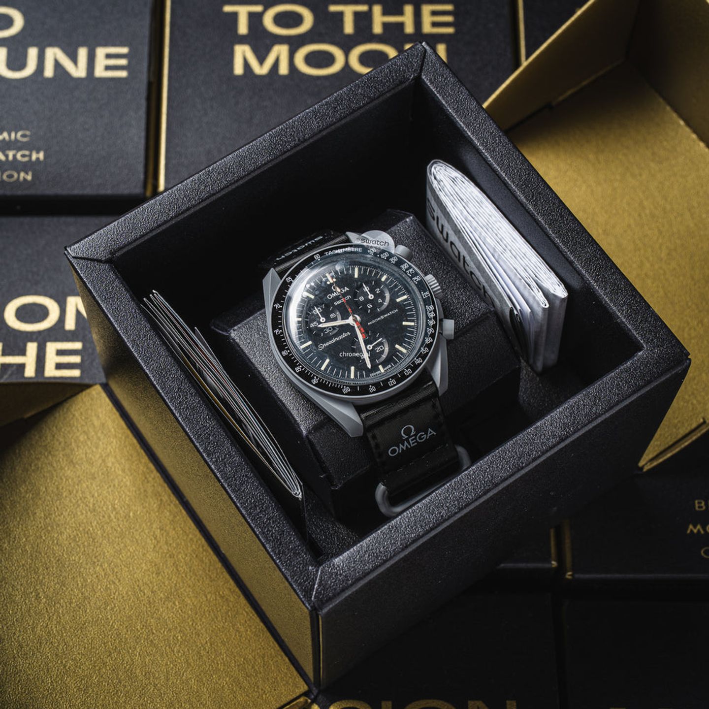 Unknown Unknown Swatch Mission To The Moonshine Gold Moonswatch  (2023) - Onbekend wijzerplaat 42mm Keramiek (5/8)