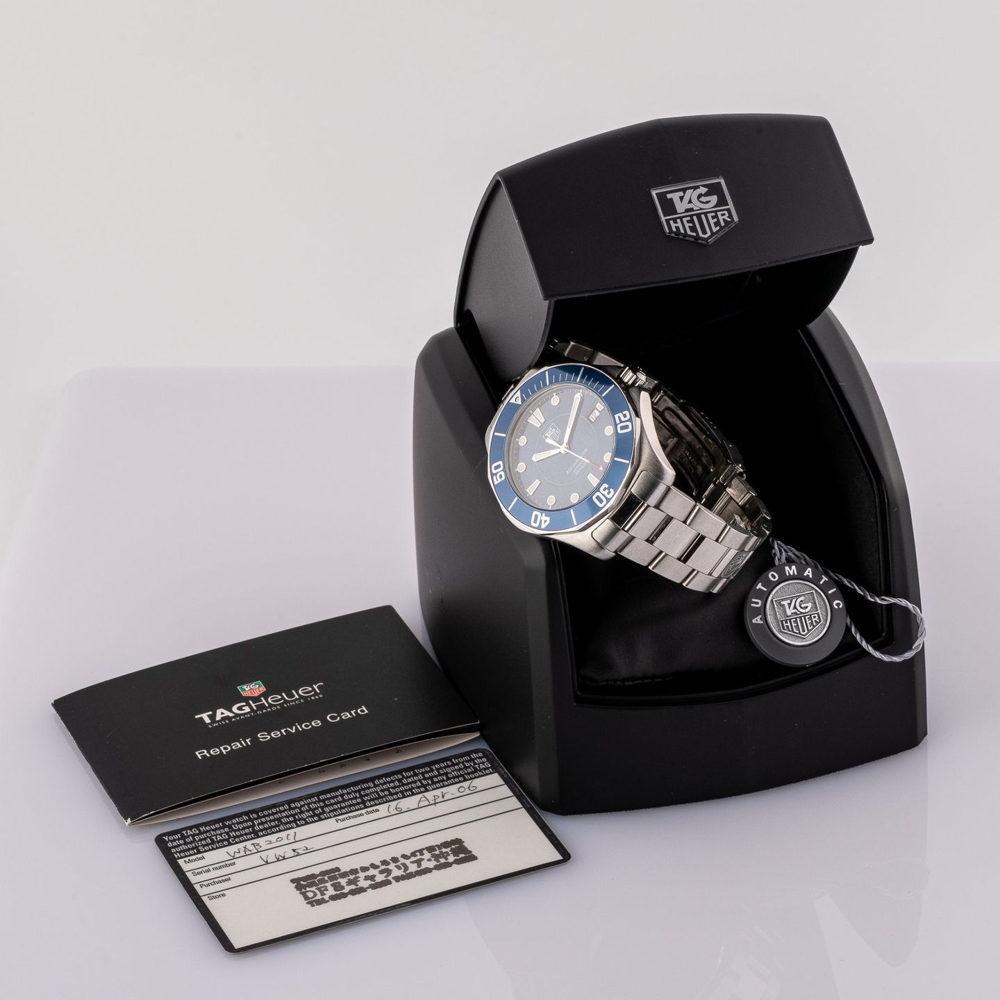 TAG Heuer Aquaracer 300M WAB2011 (2006) - 41mm Staal (7/8)
