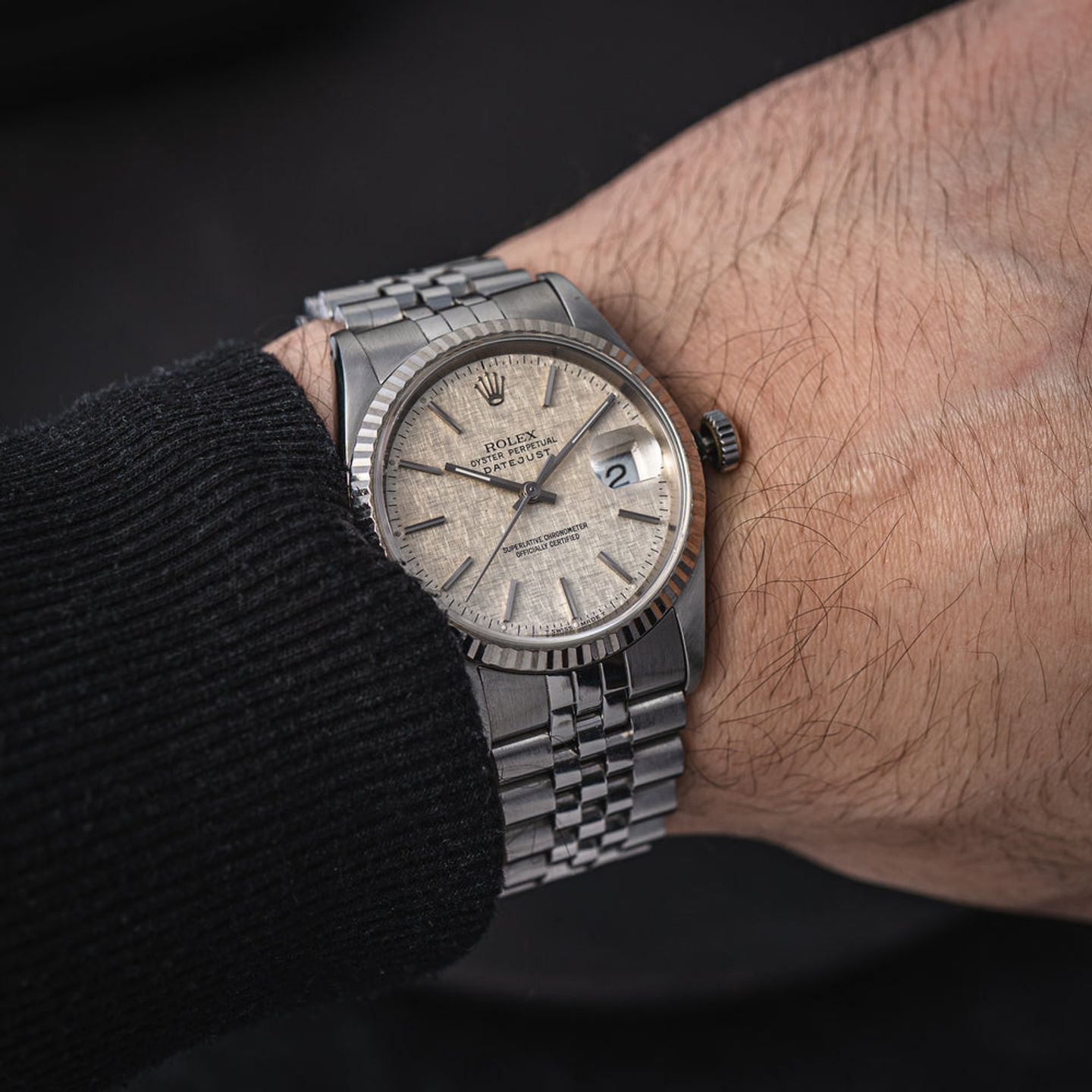 Rolex Datejust 36 16234 (1991) - 36 mm Steel case (3/8)