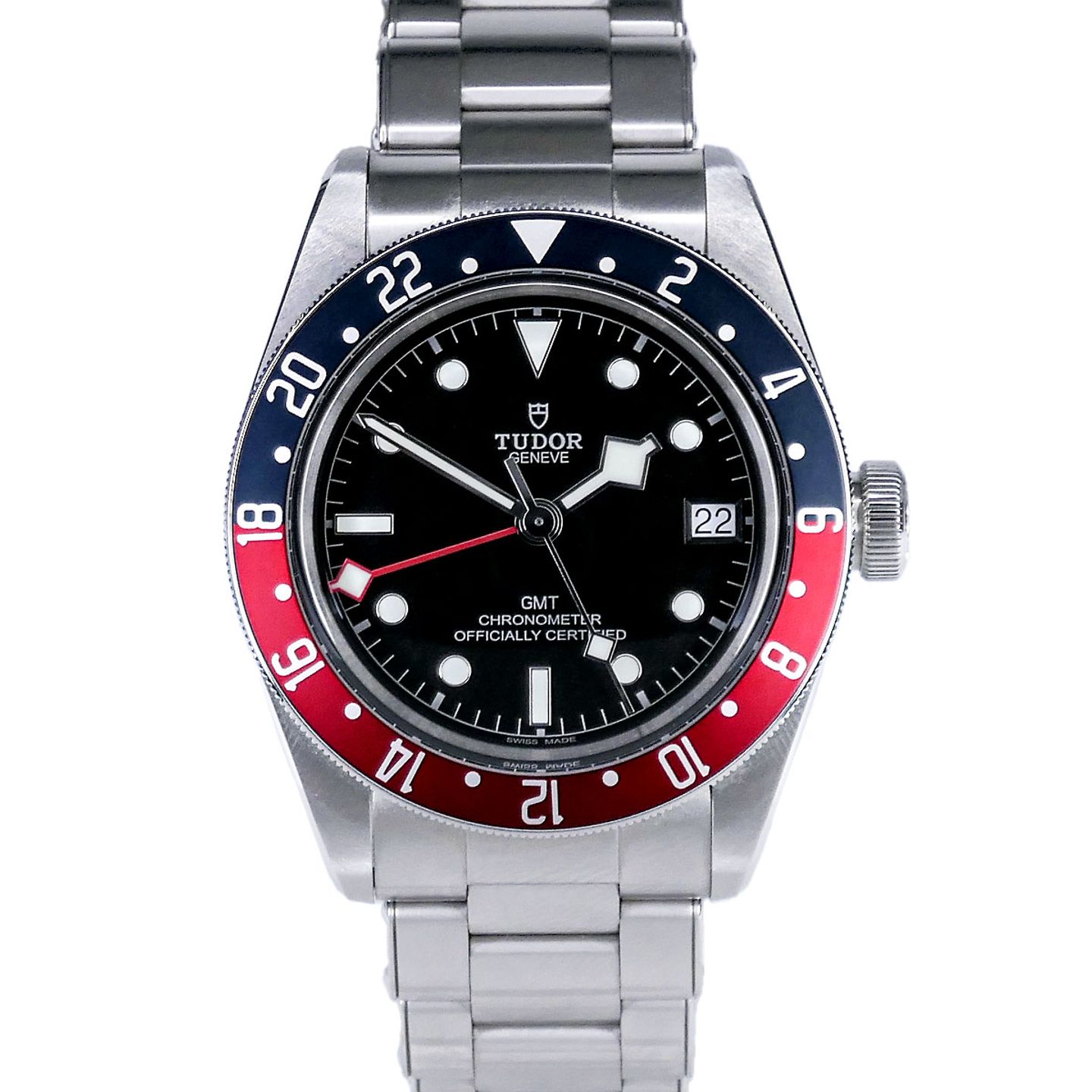 Tudor Black Bay GMT 79830RB (2021) - Zwart wijzerplaat 41mm Staal (1/6)