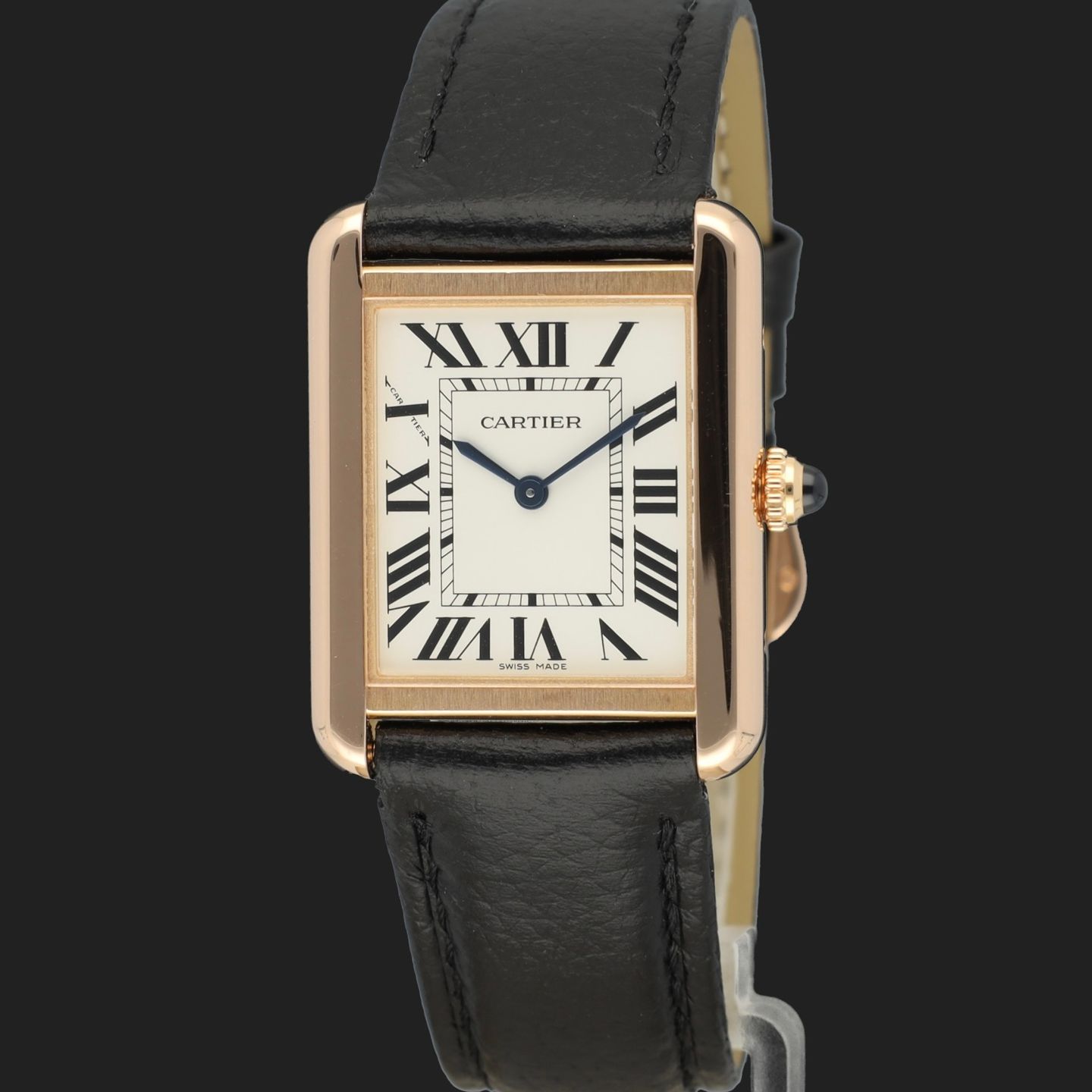 Cartier Tank Solo W5200024 (2020) - Silver dial 31 mm Rose Gold case (1/8)