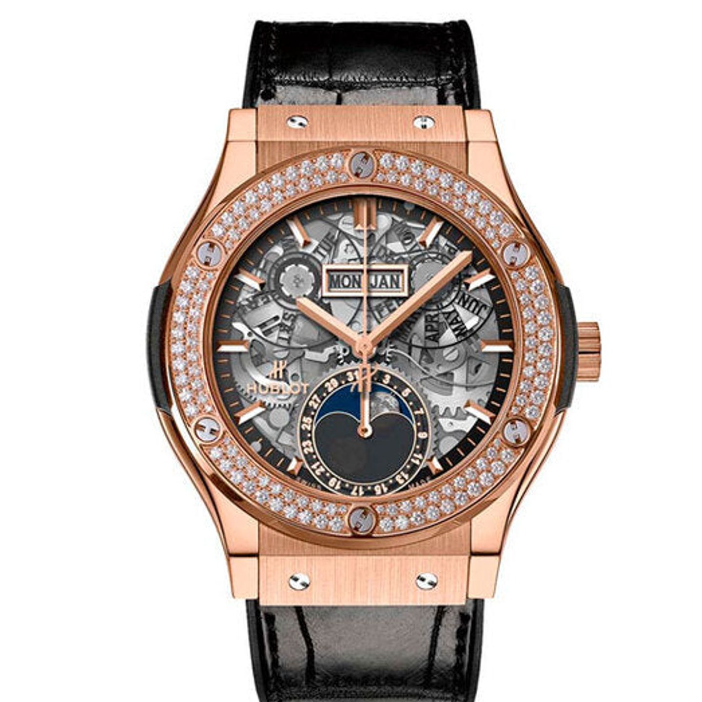 Hublot Classic Fusion Aerofusion 547.OX.0180.LR (2026) - Transparent dial 42 mm Rose Gold case (1/1)