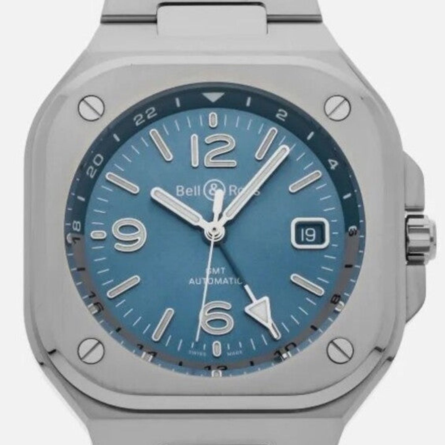 Bell & Ross BR 05 BR05G-PB-ST/SST (2026) - Blauw wijzerplaat 42mm Staal (1/1)