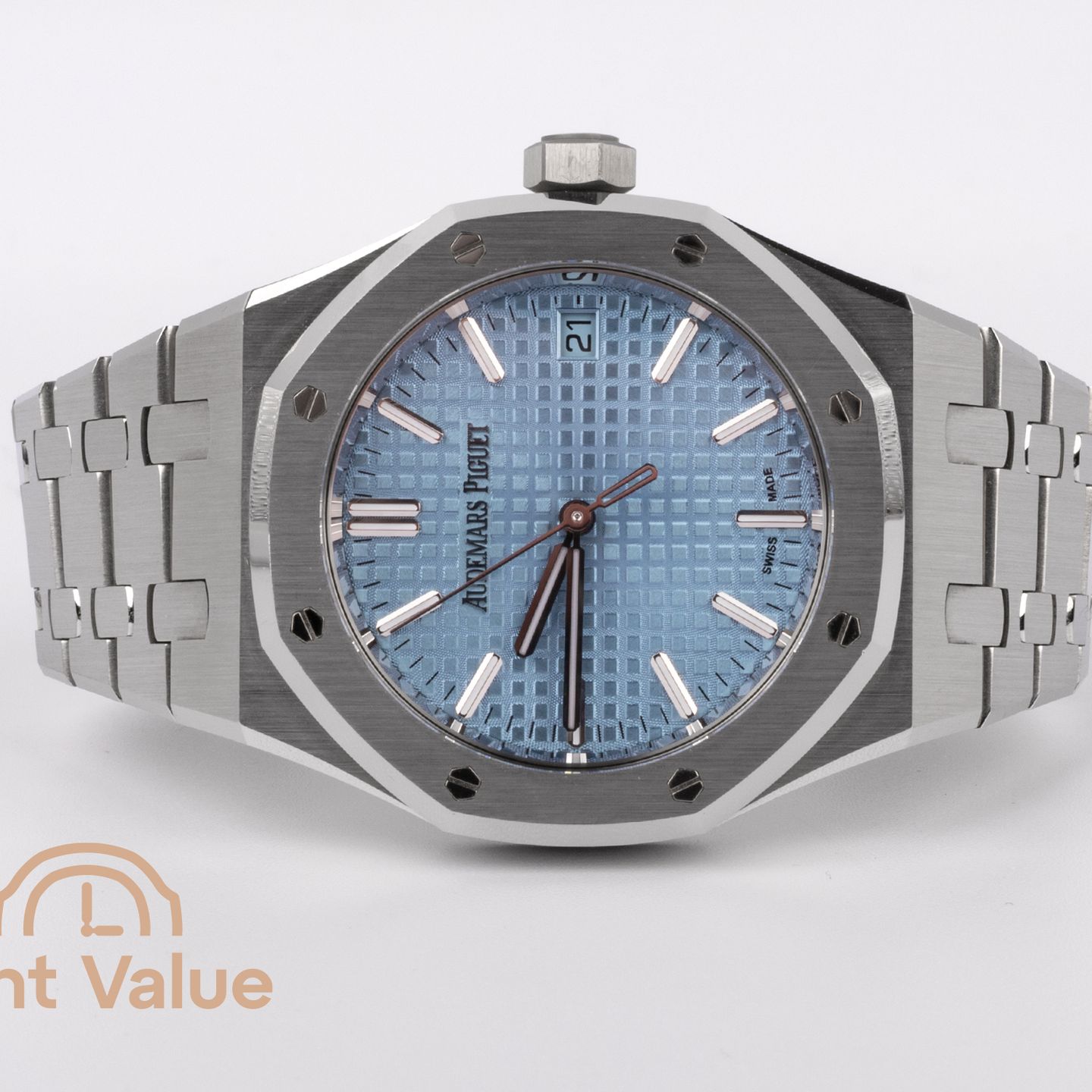Audemars Piguet Royal Oak Selfwinding 15550ST.OO.1356ST.08 (2024) - Blue dial 37 mm Steel case (2/6)