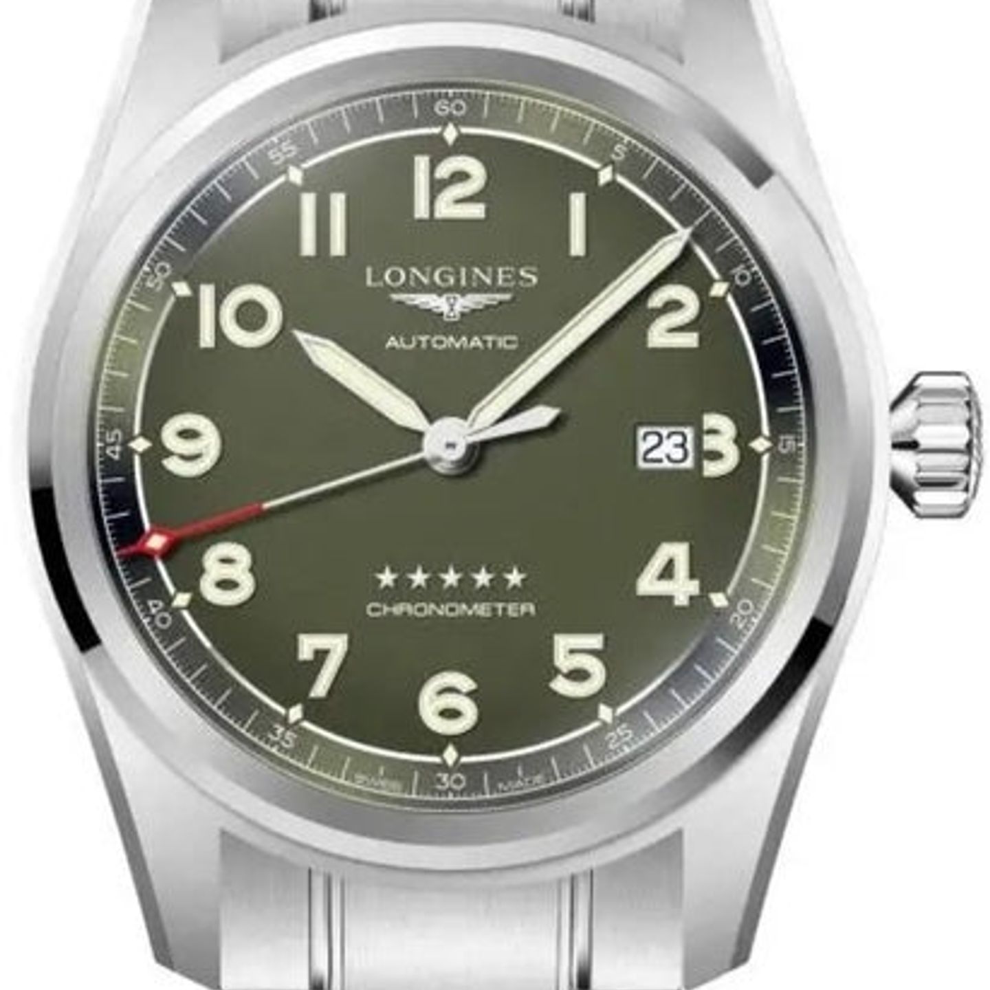 Longines Spirit L3.811.4.03.6 (2026) - Green dial 42 mm Steel case (1/1)