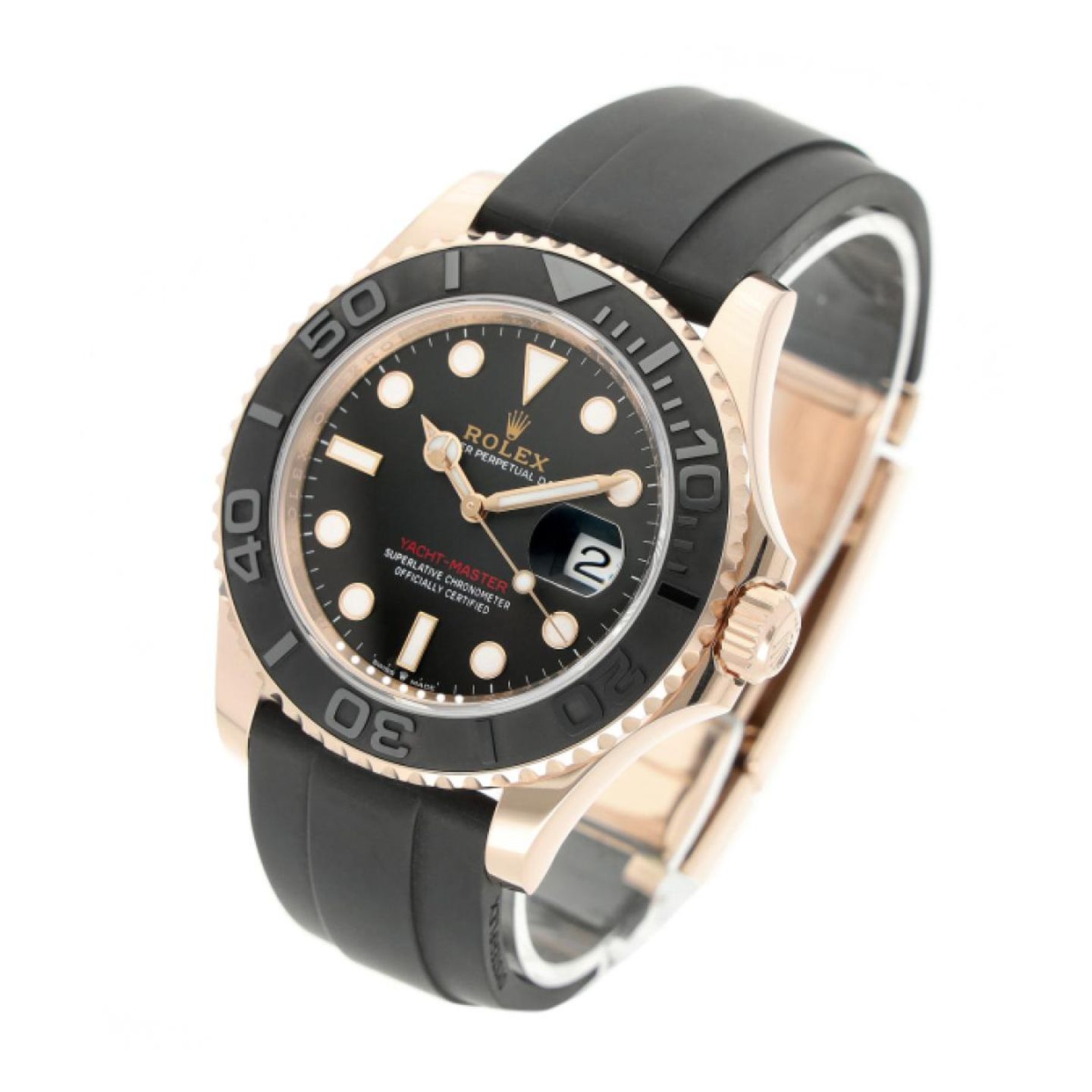 Rolex Yacht-Master 40 126655 (2024) - 40 mm Rose Gold case (2/5)