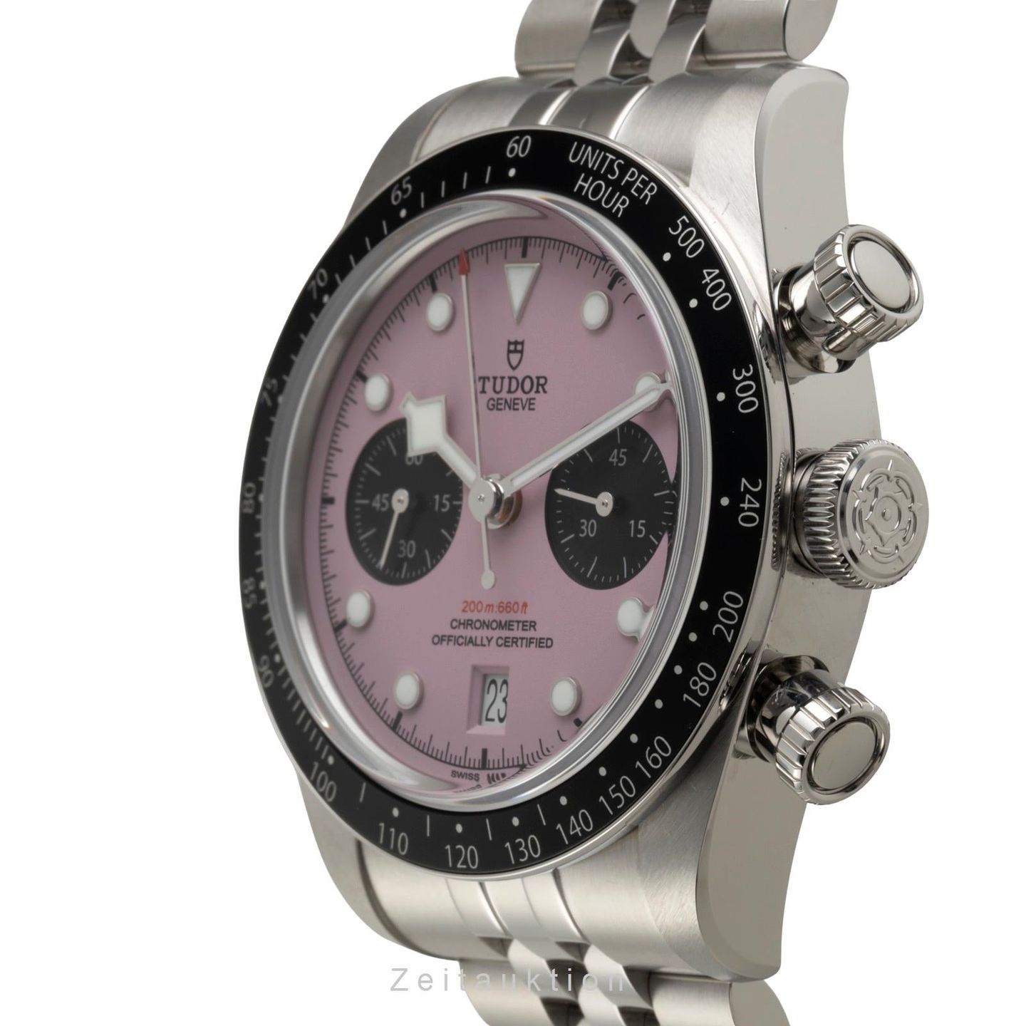 Tudor Black Bay Chrono 79360N (Unknown (random serial)) - Pink dial 41 mm Steel case (5/8)