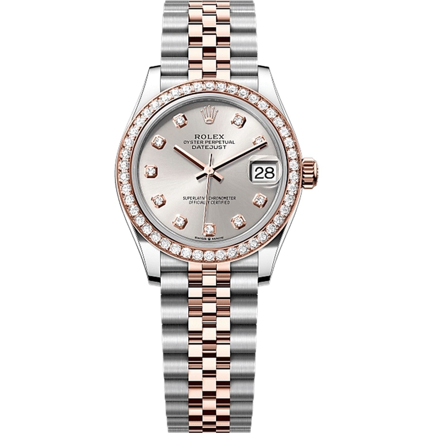 Rolex Datejust 31 278381RBR (2025) - Zilver wijzerplaat 31mm Staal (1/1)