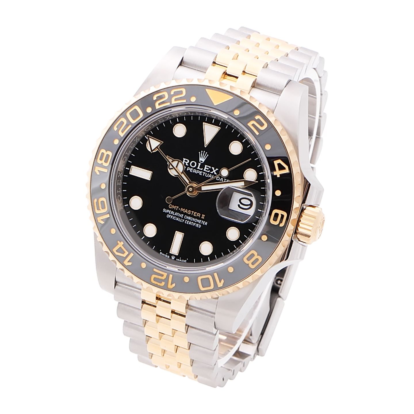 Rolex GMT-Master II 126713GRNR (2024) - Black dial 40 mm Gold/Steel case (2/4)