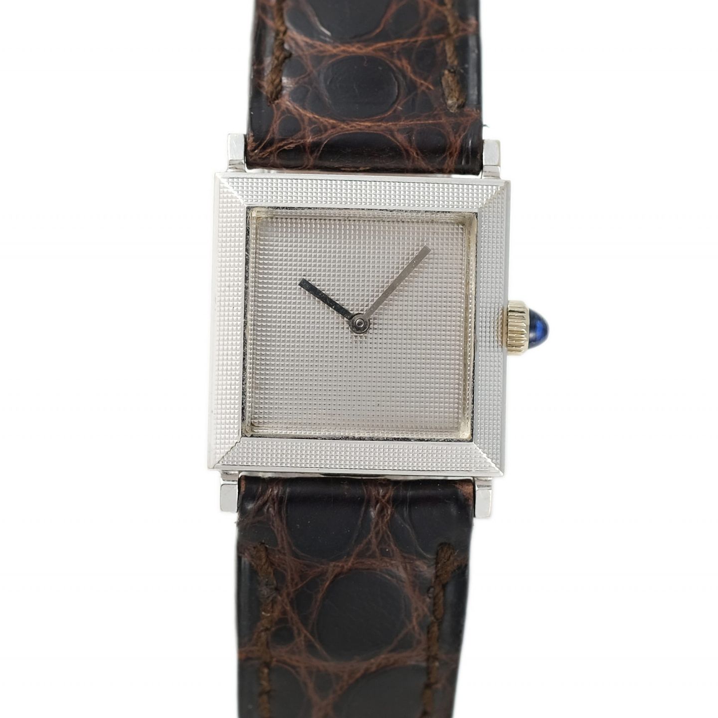 Boucheron Vintage Unknown (1970) - Diamant wijzerplaat 21mm Witgoud (1/4)