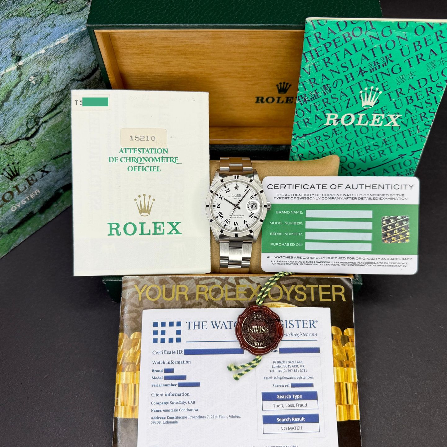 Rolex Oyster Perpetual Date 15210 - (6/7)