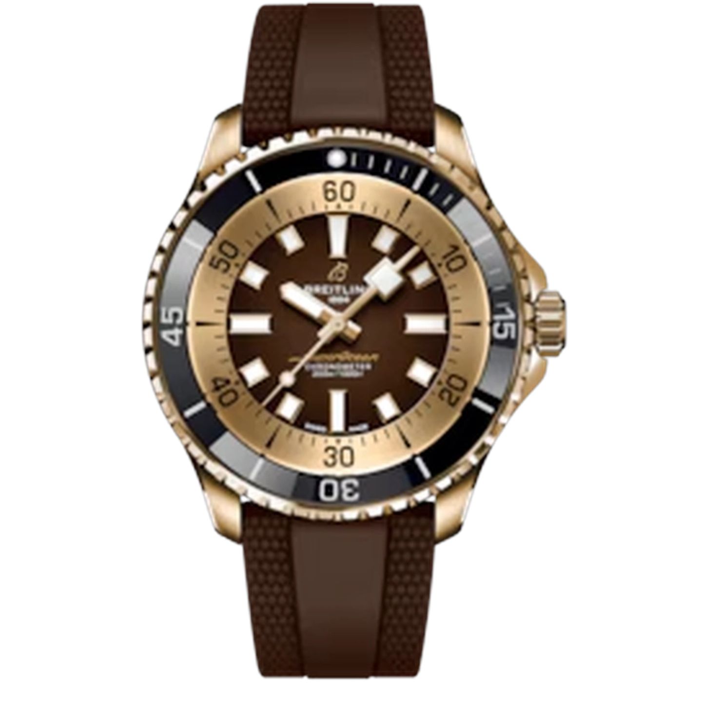 Breitling Superocean 44 N17376201Q1S1 (2022) - Brown dial 44 mm Carbon case (1/1)