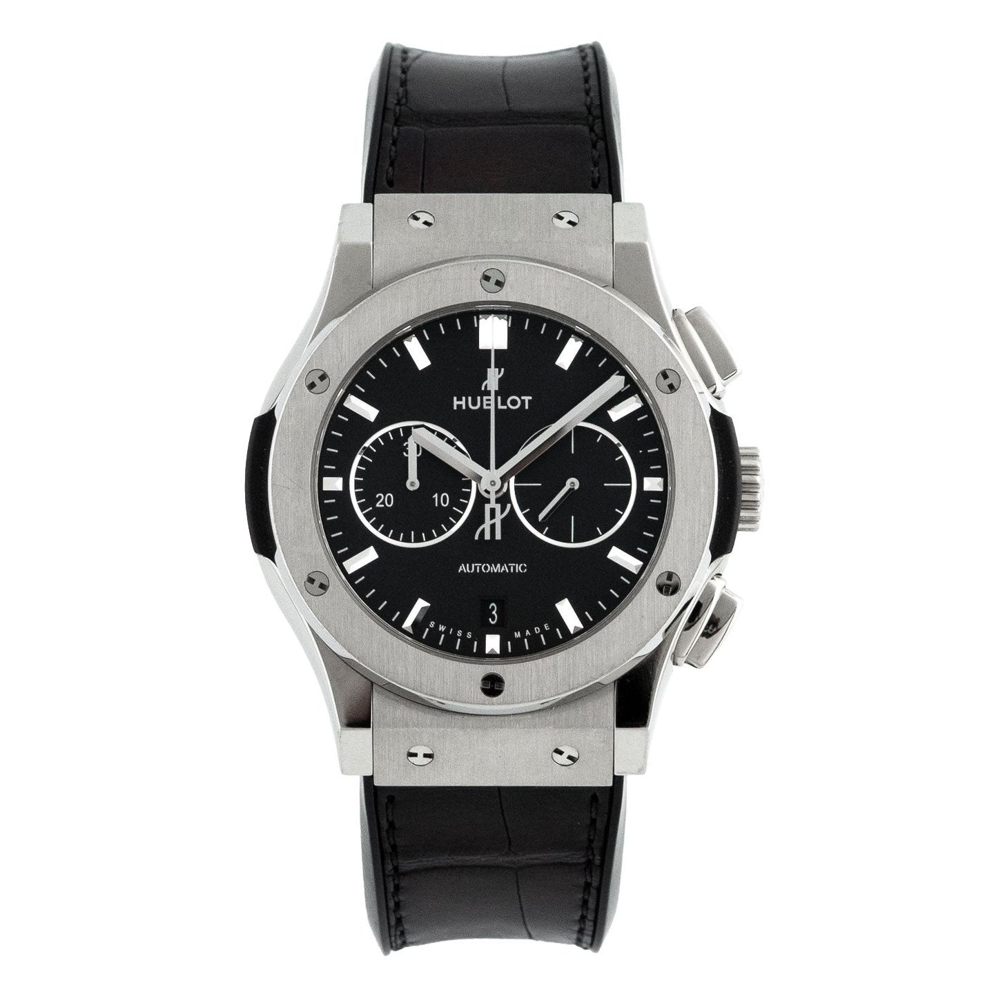 Hublot Classic Fusion Chronograph 541.NX.1171.LR (Unknown (random serial)) - Black dial 42 mm Titanium case (1/6)