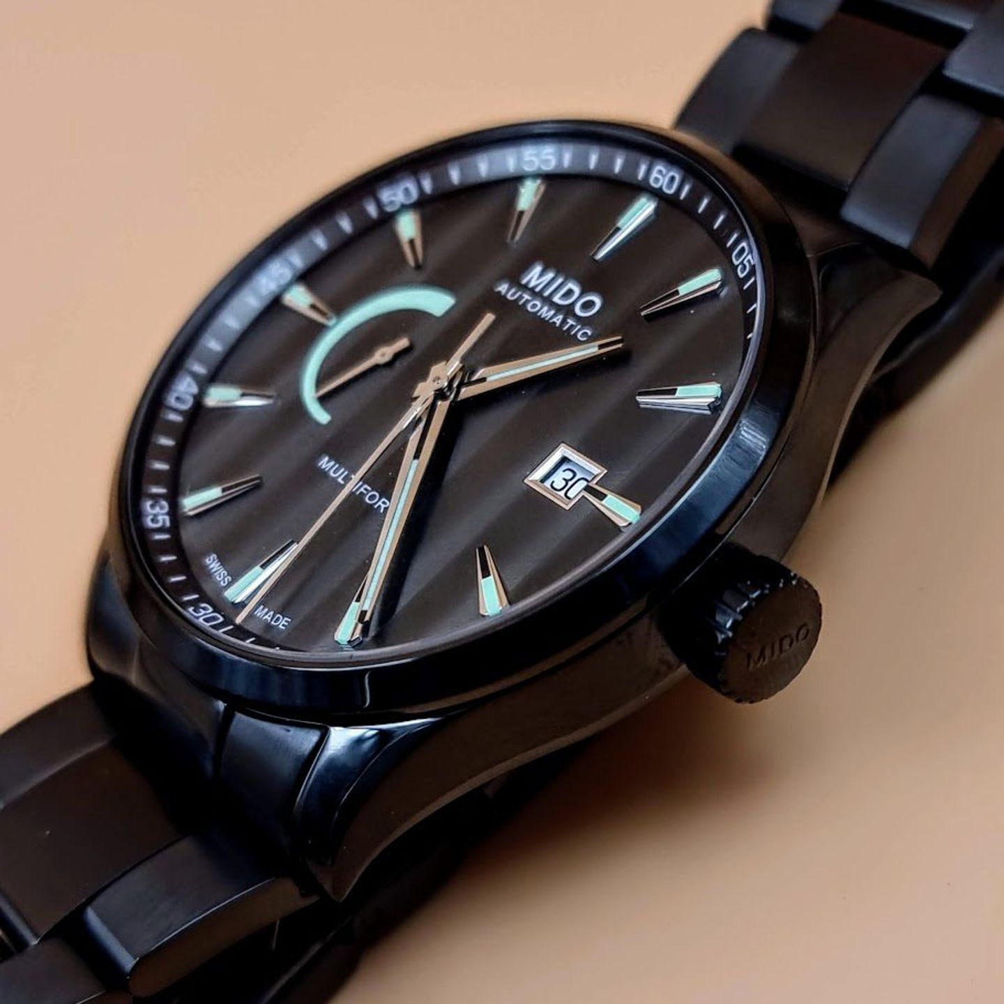 Mido Multifort M038.424.33.061.00 (2025) - Grey dial 42 mm Steel case (3/8)