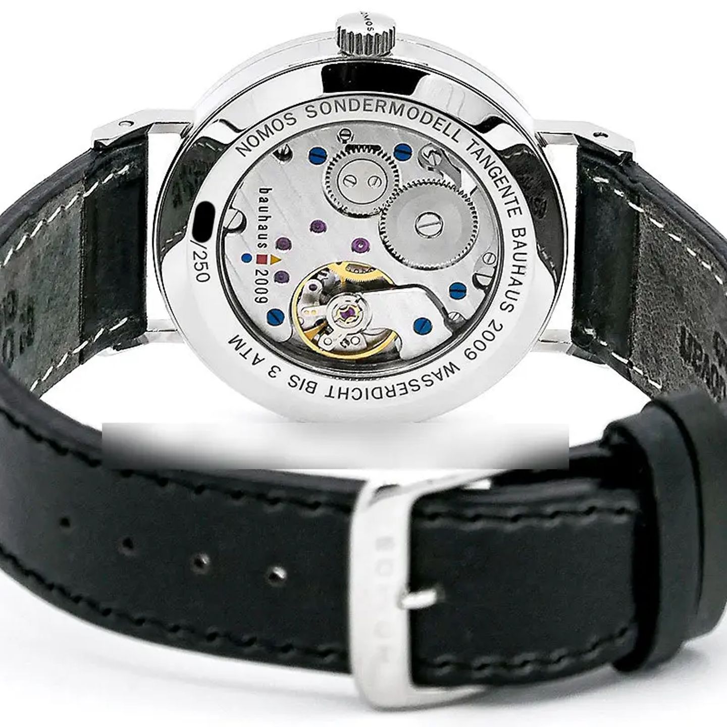 NOMOS Tangente 33 122.S1 (2008) - White dial 33 mm Steel case (4/5)