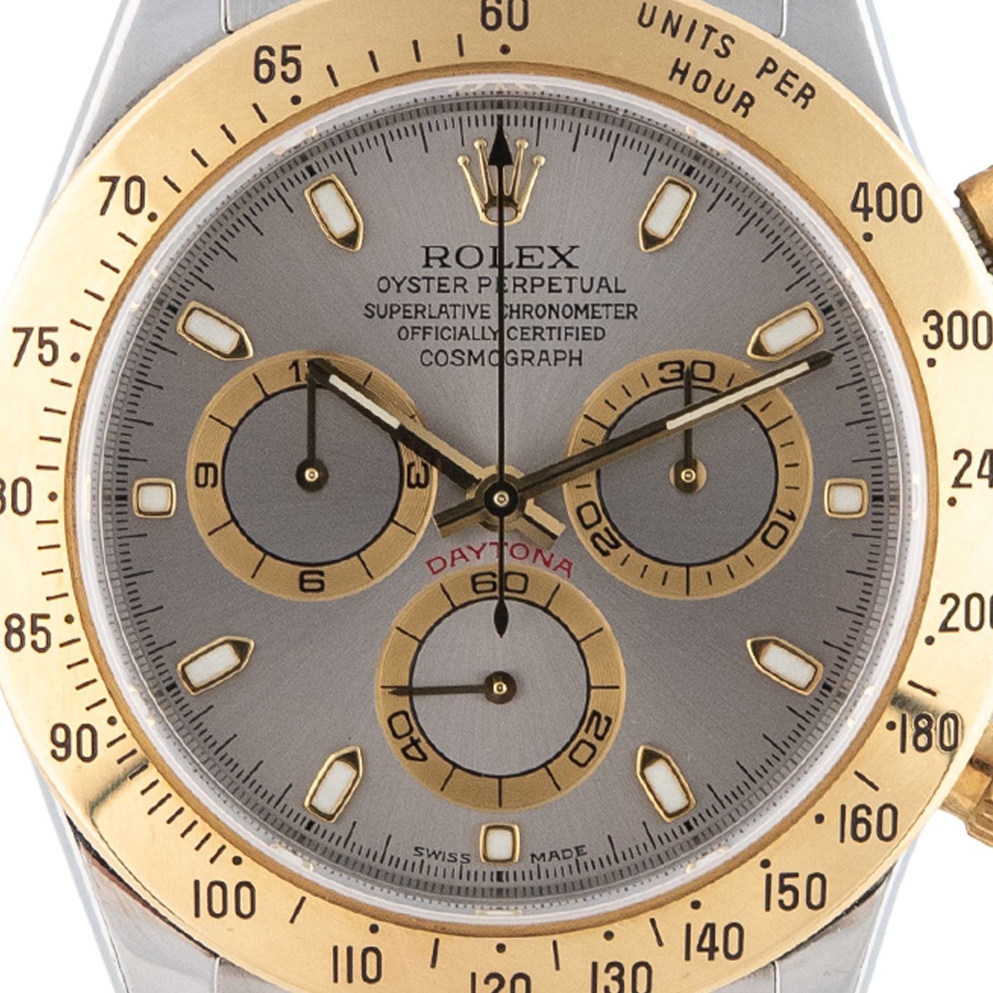 Rolex Daytona 116523 (2003) - Grijs wijzerplaat 40mm Goud/Staal (2/7)