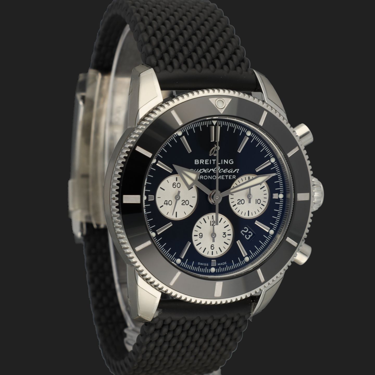 Breitling Superocean Heritage II Chronograph AB0162121B1S1 (2019) - Zwart wijzerplaat 44mm Staal (4/8)