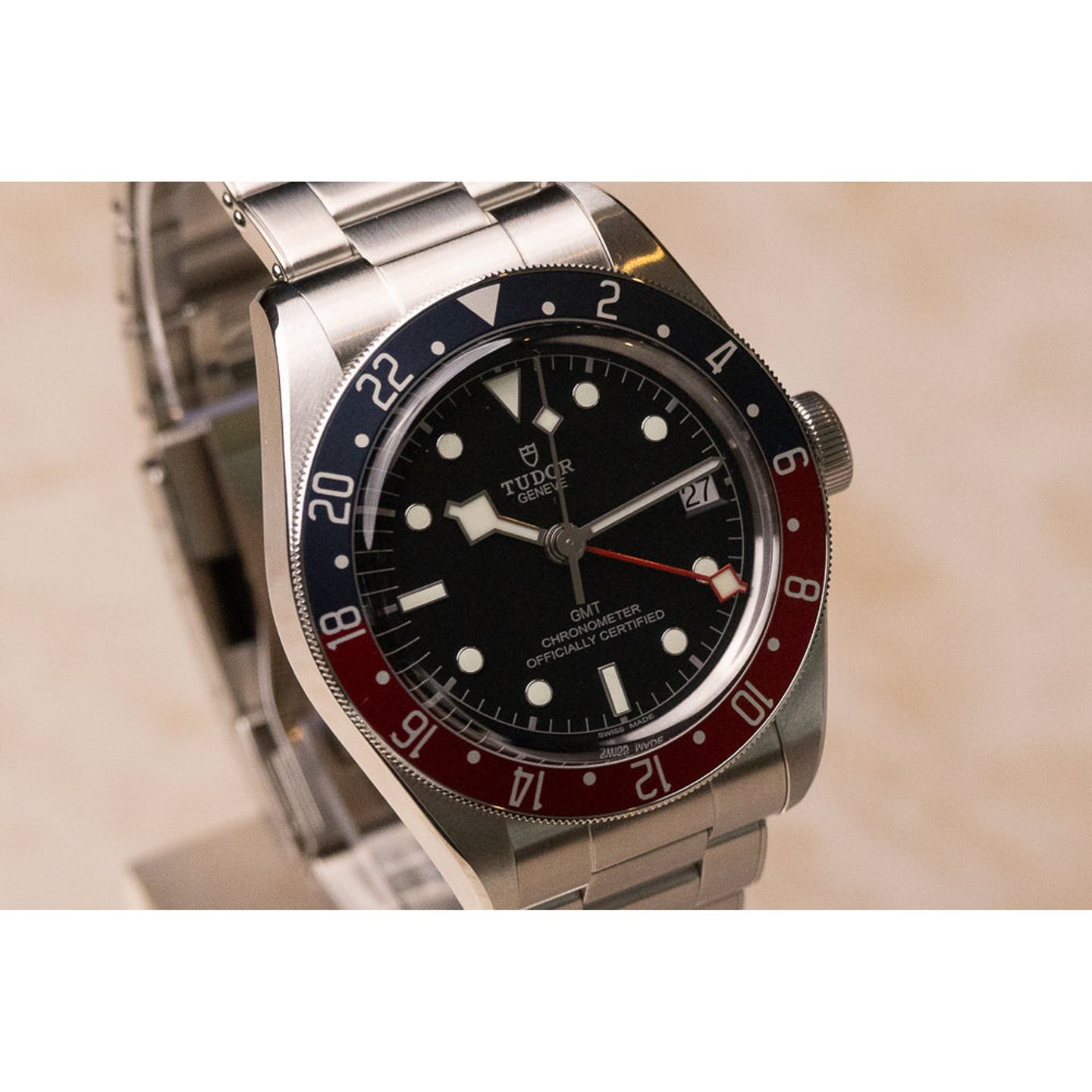 Tudor Black Bay GMT 79830RB (2026) - Zwart wijzerplaat 41mm Staal (3/8)