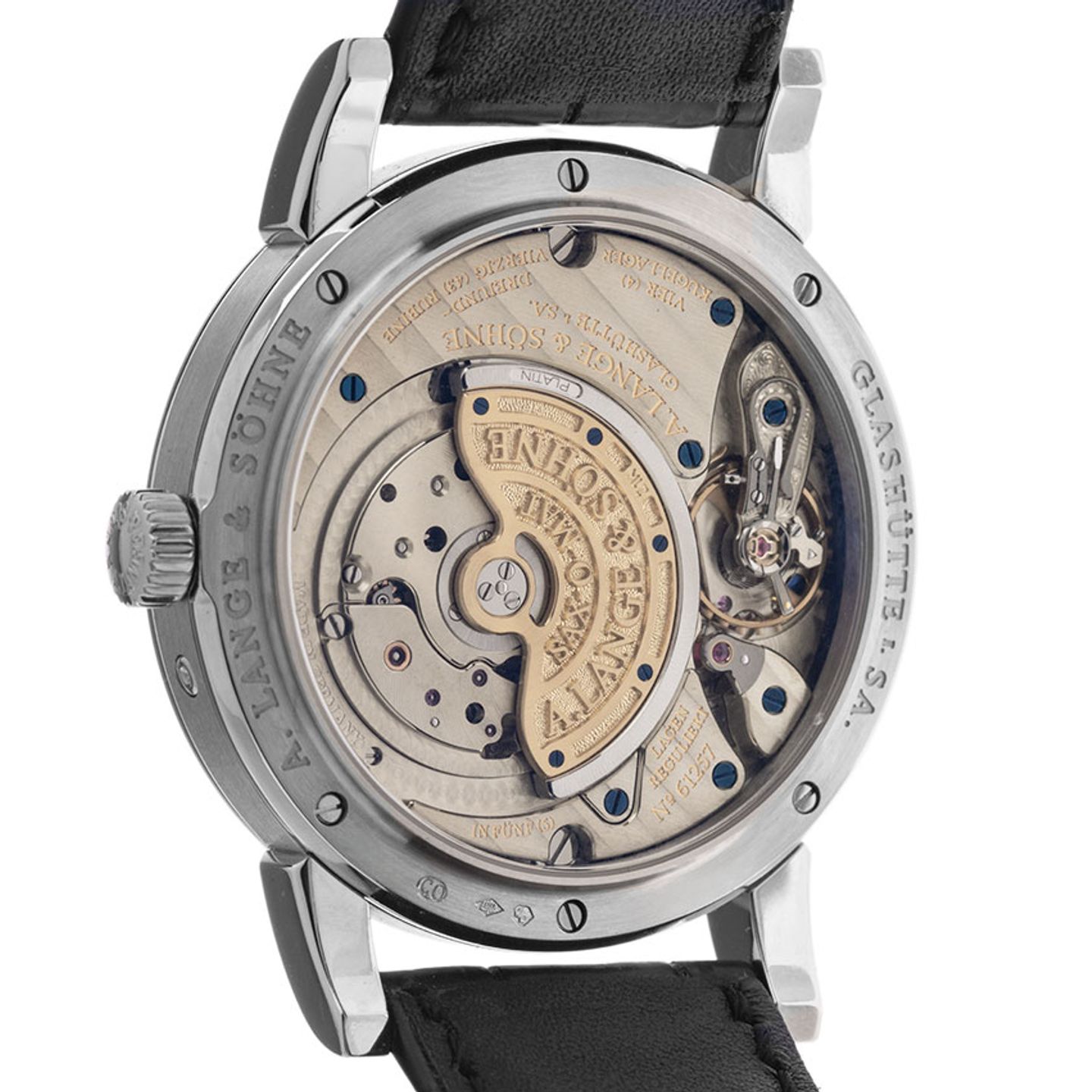 A. Lange & Söhne Langematik Perpetual 310.025 (Unknown (random serial)) - Silver dial 39 mm Platinum case (5/8)