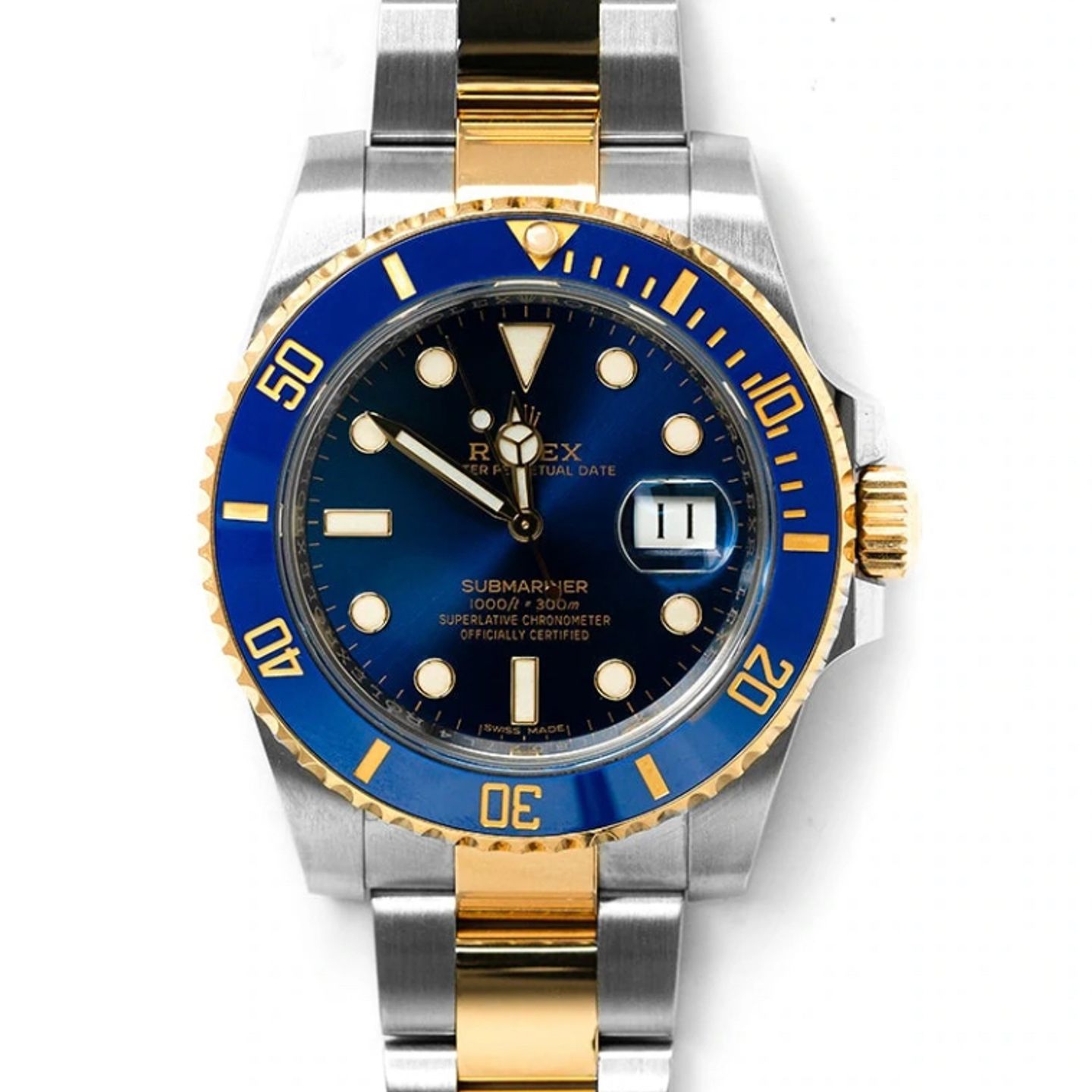 Rolex Submariner Date 116613LB (2022) - Blue dial 40 mm Gold/Steel case (2/5)