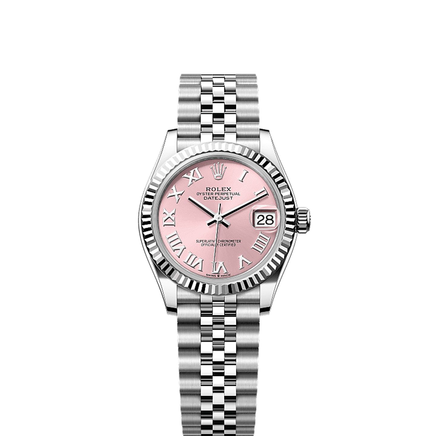 Rolex Datejust 31 278274 (2025) - Roze wijzerplaat 31mm Staal (1/1)