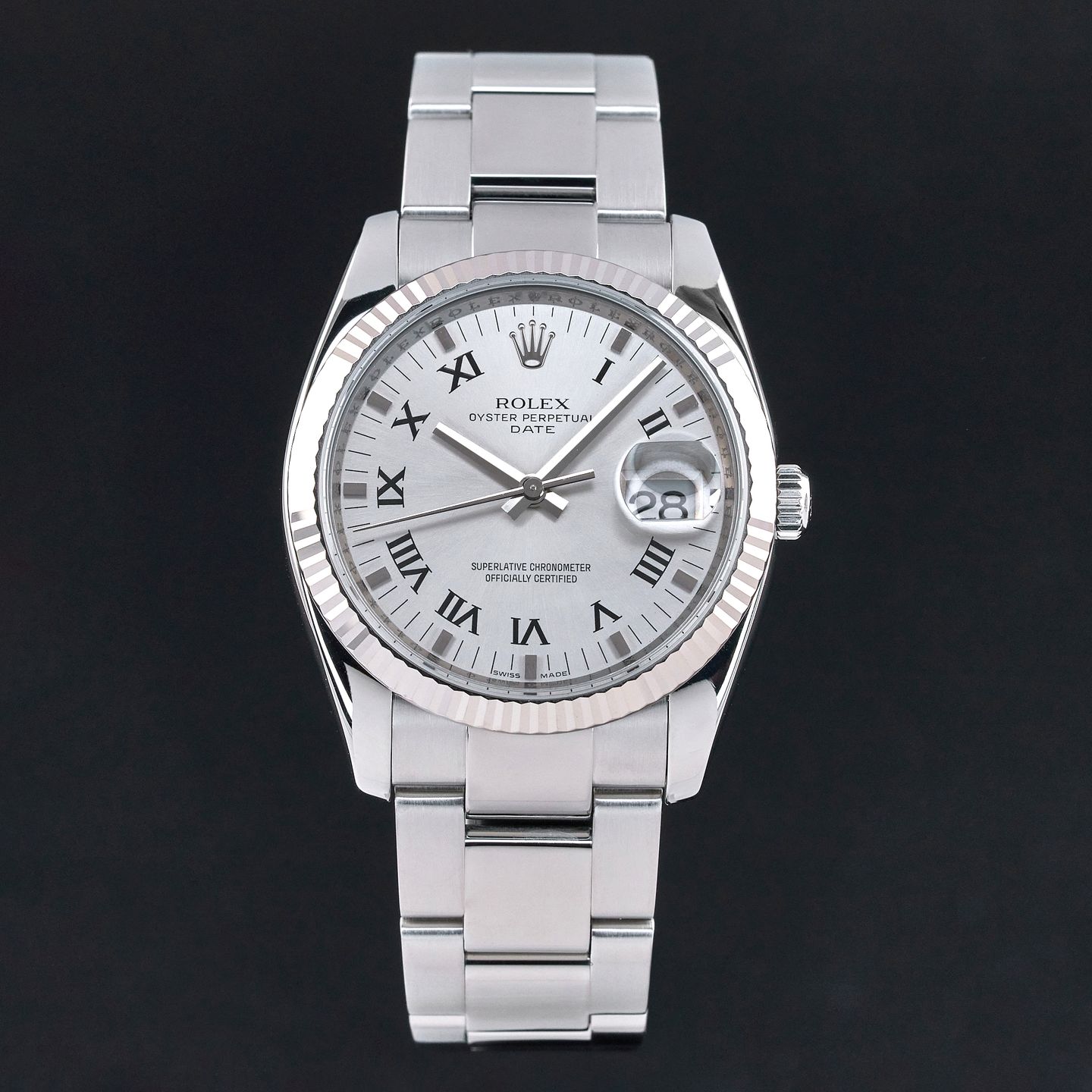 Rolex Oyster Perpetual Date 115234 (2007) - 34 mm Steel case (3/7)