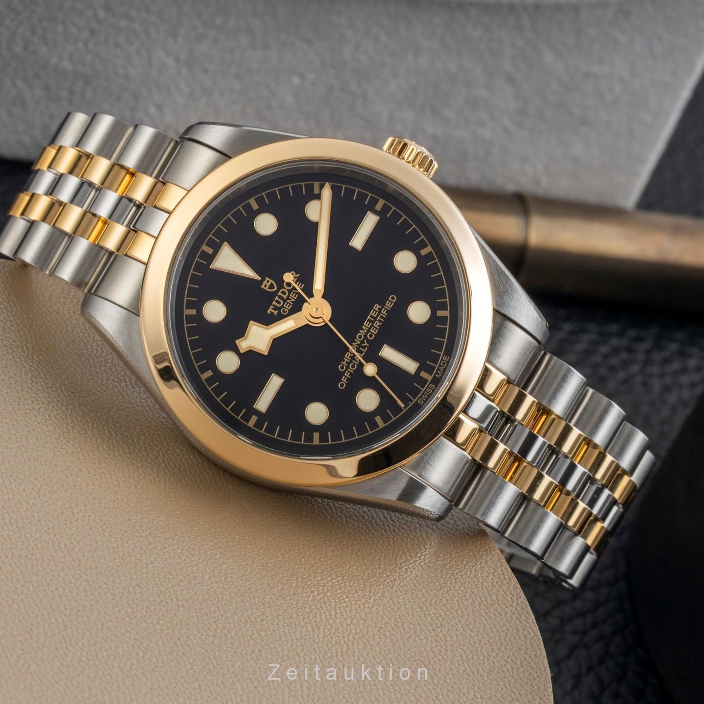Tudor Black Bay S&G 79643 (Onbekend (willekeurig serienummer)) - Zwart wijzerplaat 36mm Staal (2/8)