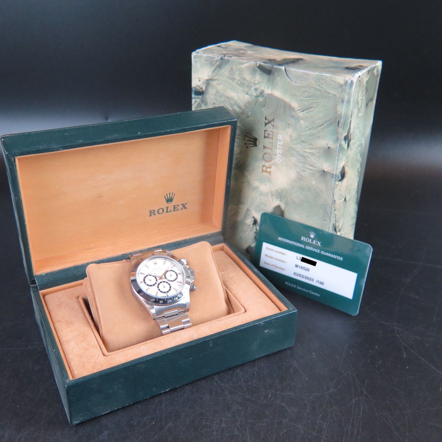 Rolex Daytona 16520 (1989) - White dial 40 mm Steel case (8/8)