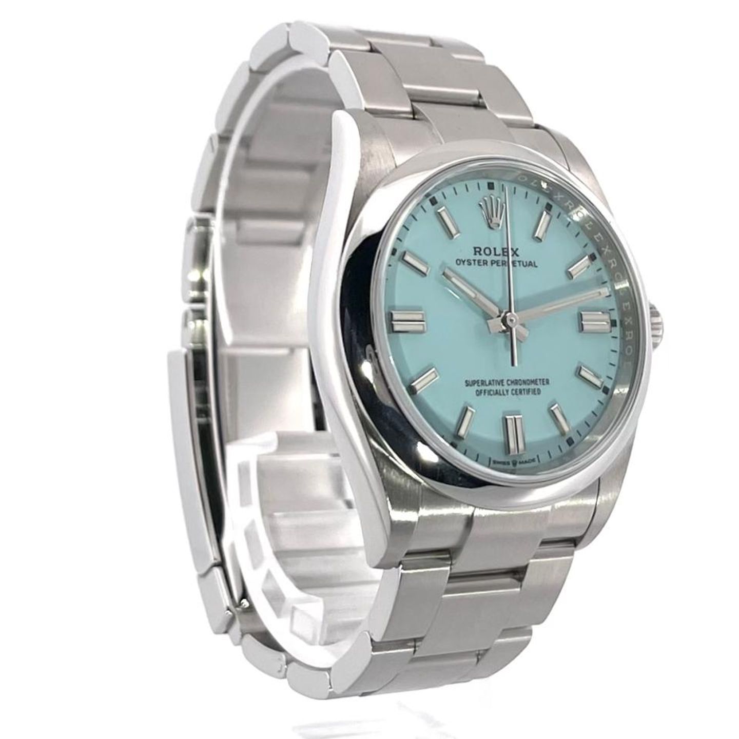 Rolex Oyster Perpetual 36 126000 (2021) - Blue dial 36 mm Steel case (4/8)