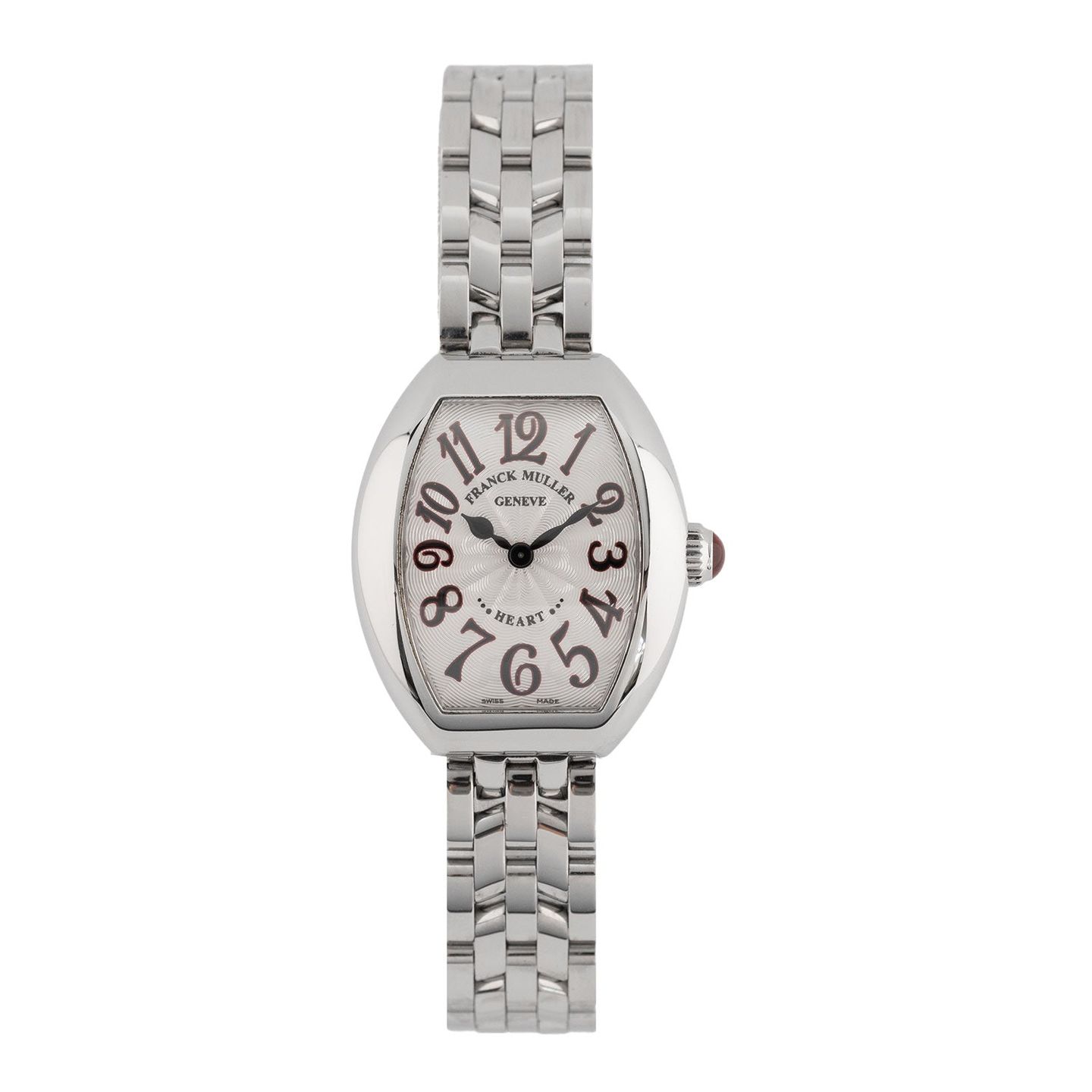 Franck Muller Heart 5002 SQZJA (Unknown (random serial)) - Silver dial 31 mm Steel case (1/4)