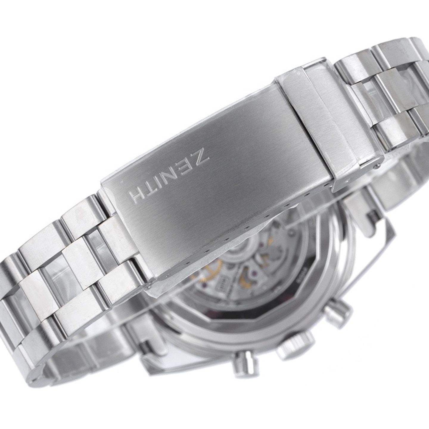 Zenith El Primero Chronomaster 03.A384.400/21.M384 (2026) - White dial 37 mm Steel case (7/8)