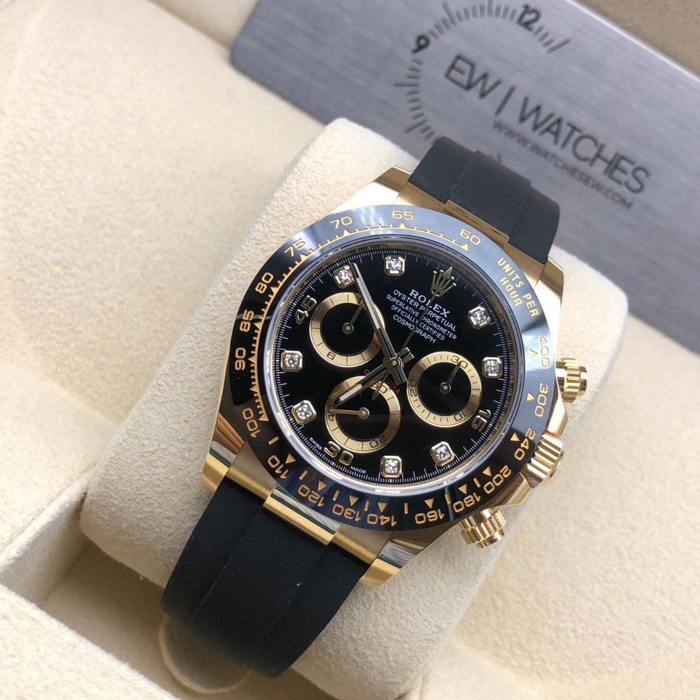 Rolex Daytona 116518LN (2023) - Black dial 40 mm Yellow Gold case (5/8)