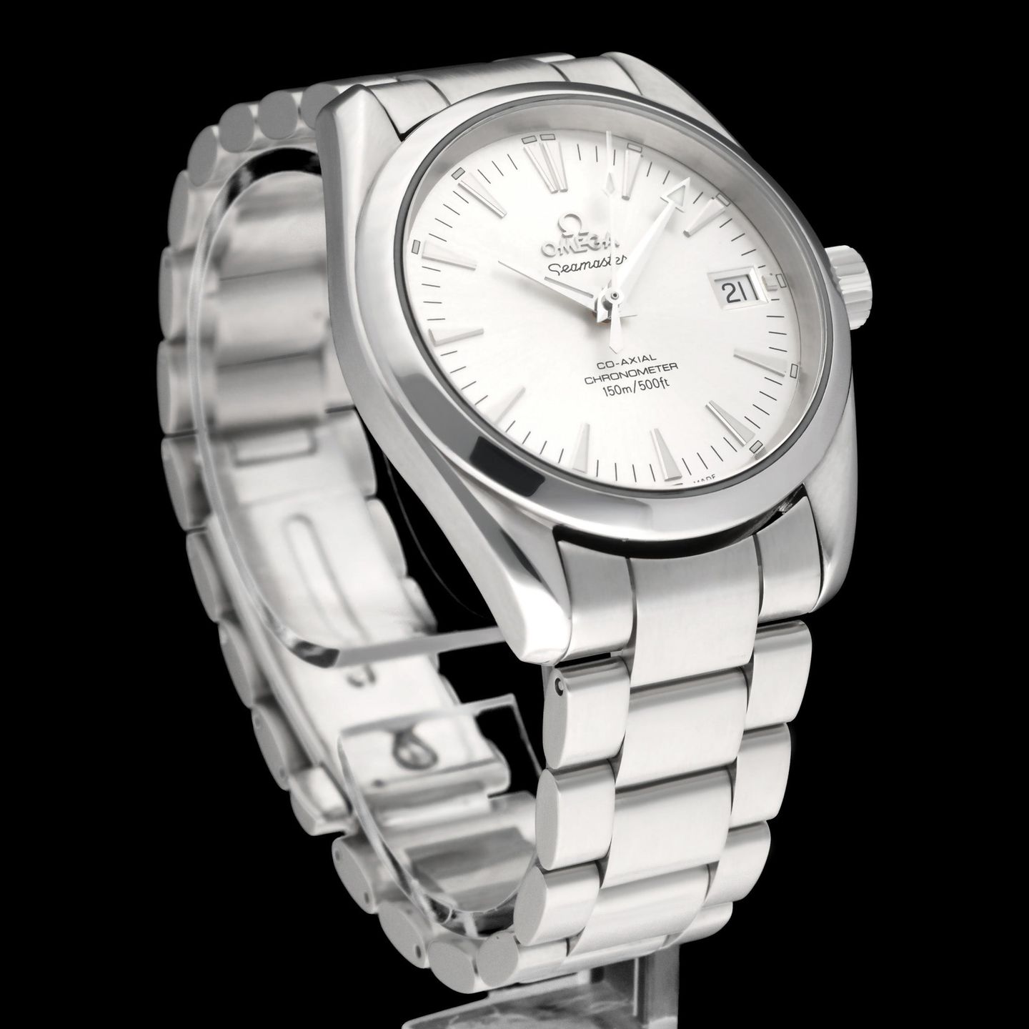 Omega Seamaster Aqua Terra 2504.30 (2007) - Silver dial 36 mm Steel case (6/8)