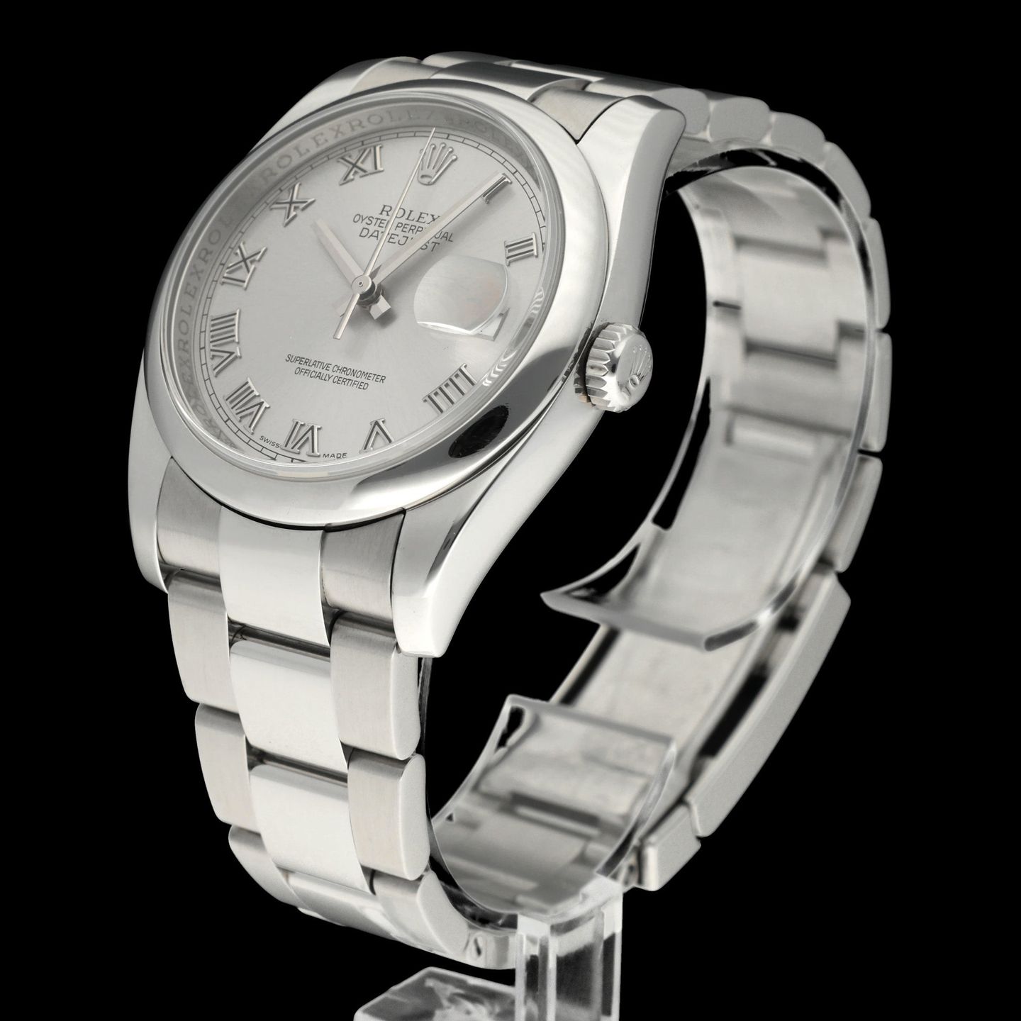 Rolex Datejust 36 116200 (2015) - Zilver wijzerplaat 36mm Staal (5/8)