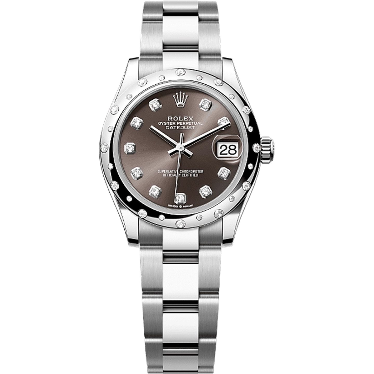 Rolex Datejust 31 278344RBR (2025) - Grijs wijzerplaat 31mm Staal (1/1)