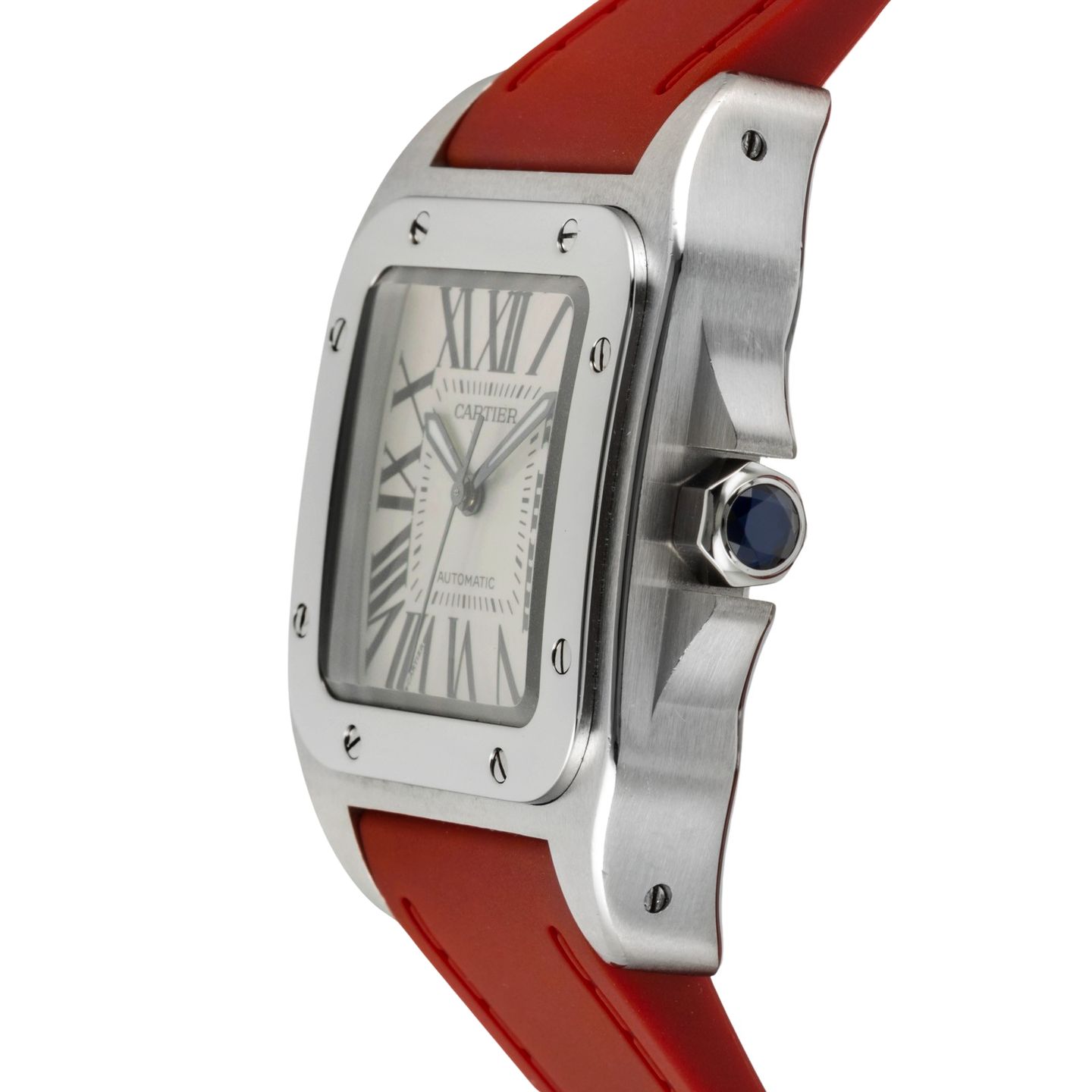 Cartier Santos 100 W20106X8 (2011) - 33mm Staal (6/8)