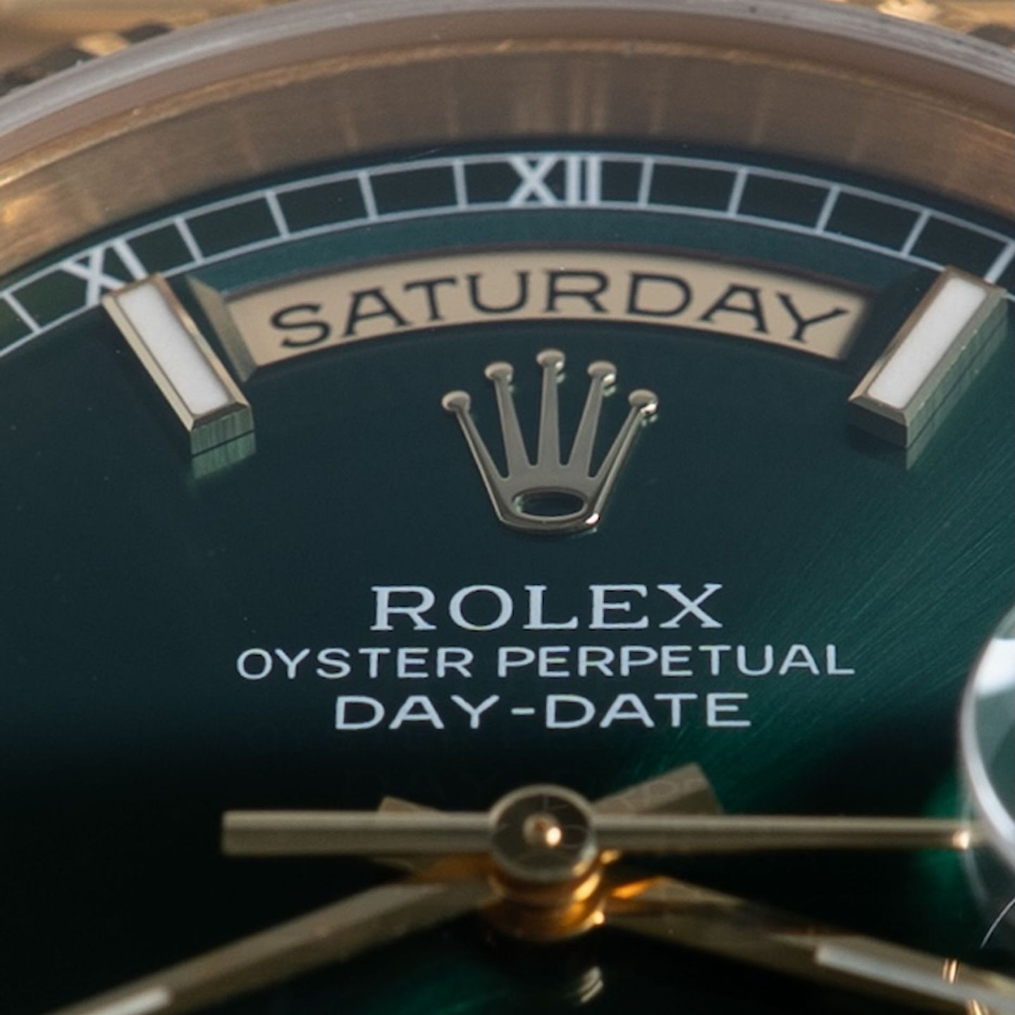 Rolex Day-Date 36 118238 (2001) - Black dial 36 mm Yellow Gold case (6/8)