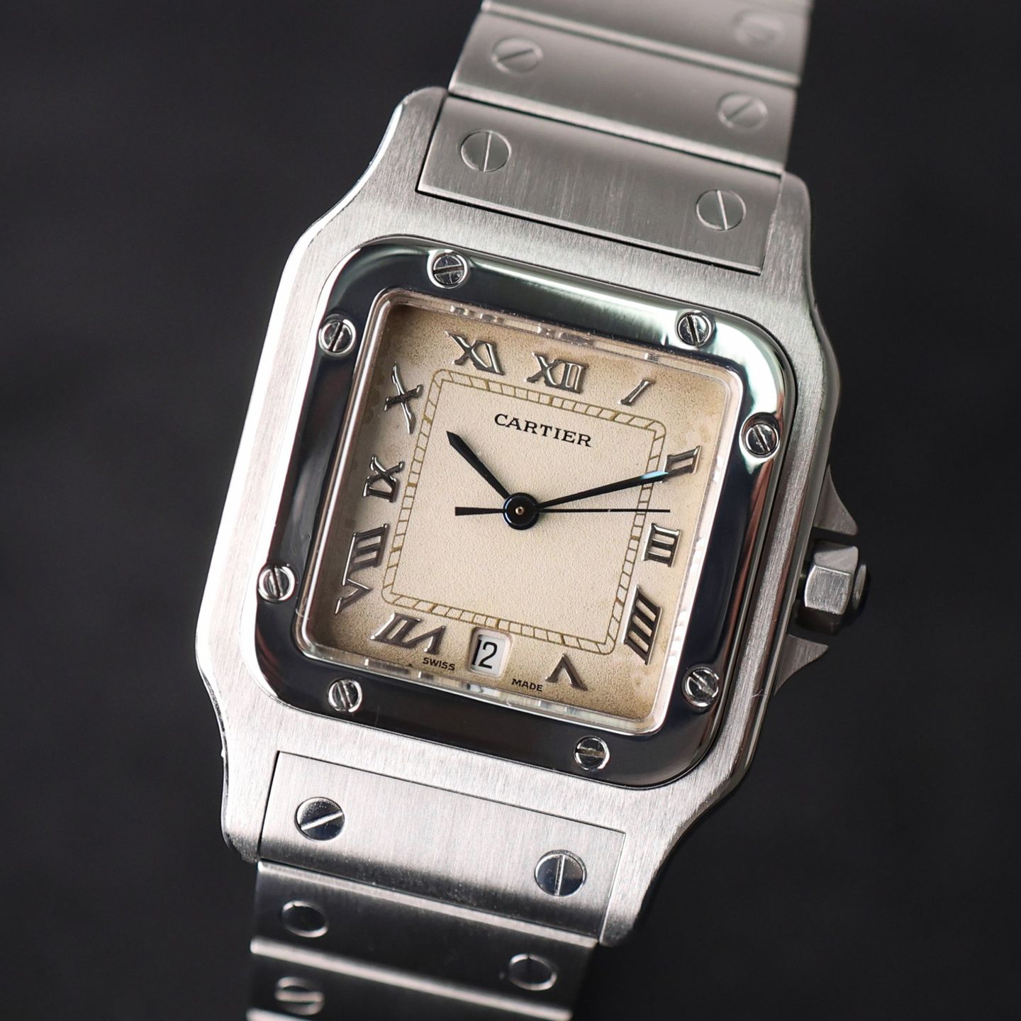 Cartier Santos Galbée 987901 (Unknown (random serial)) - 29 mm Steel case (5/5)