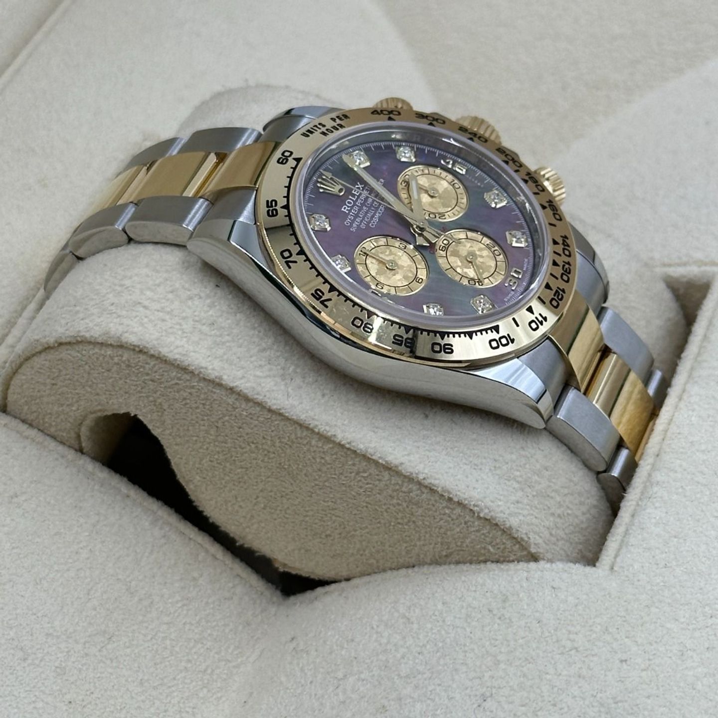 Rolex Daytona 116503 (Unknown (random serial)) - Pearl dial 40 mm Steel case (7/8)