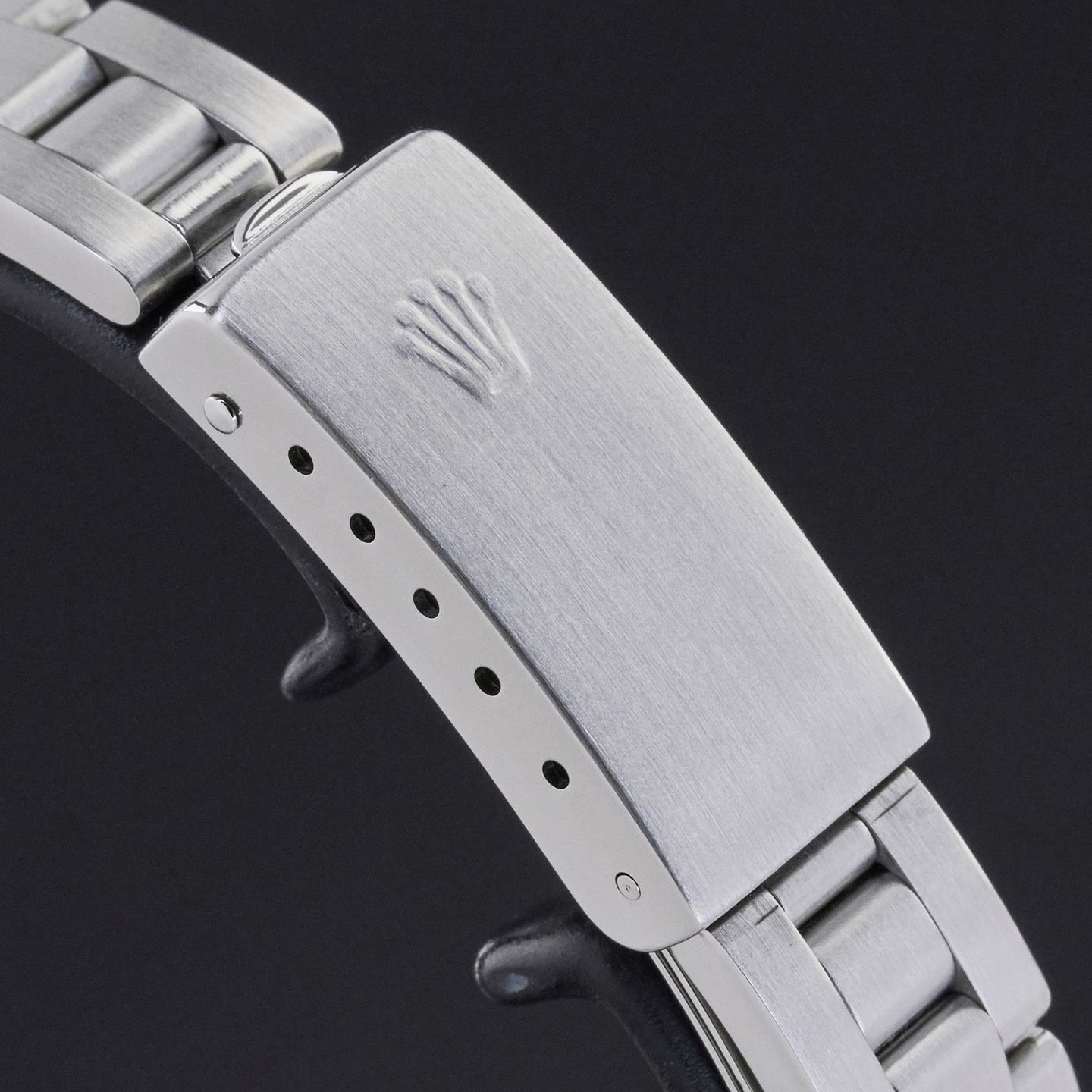 Rolex Oyster Perpetual 67180 (1996) - Blue dial 26 mm Steel case (8/8)