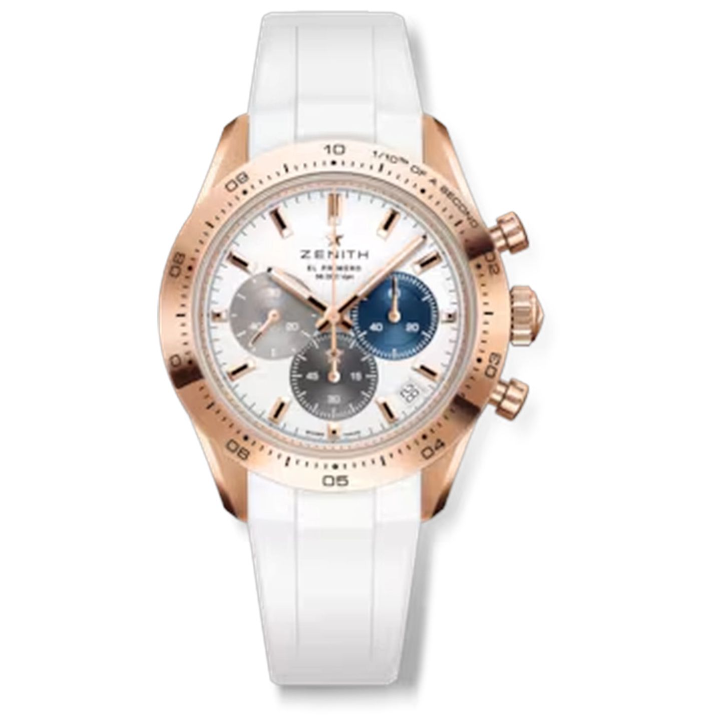 Zenith Chronomaster Sport 18.3101.3600/69.R953 (2026) - Wit wijzerplaat 41mm Roségoud (1/1)