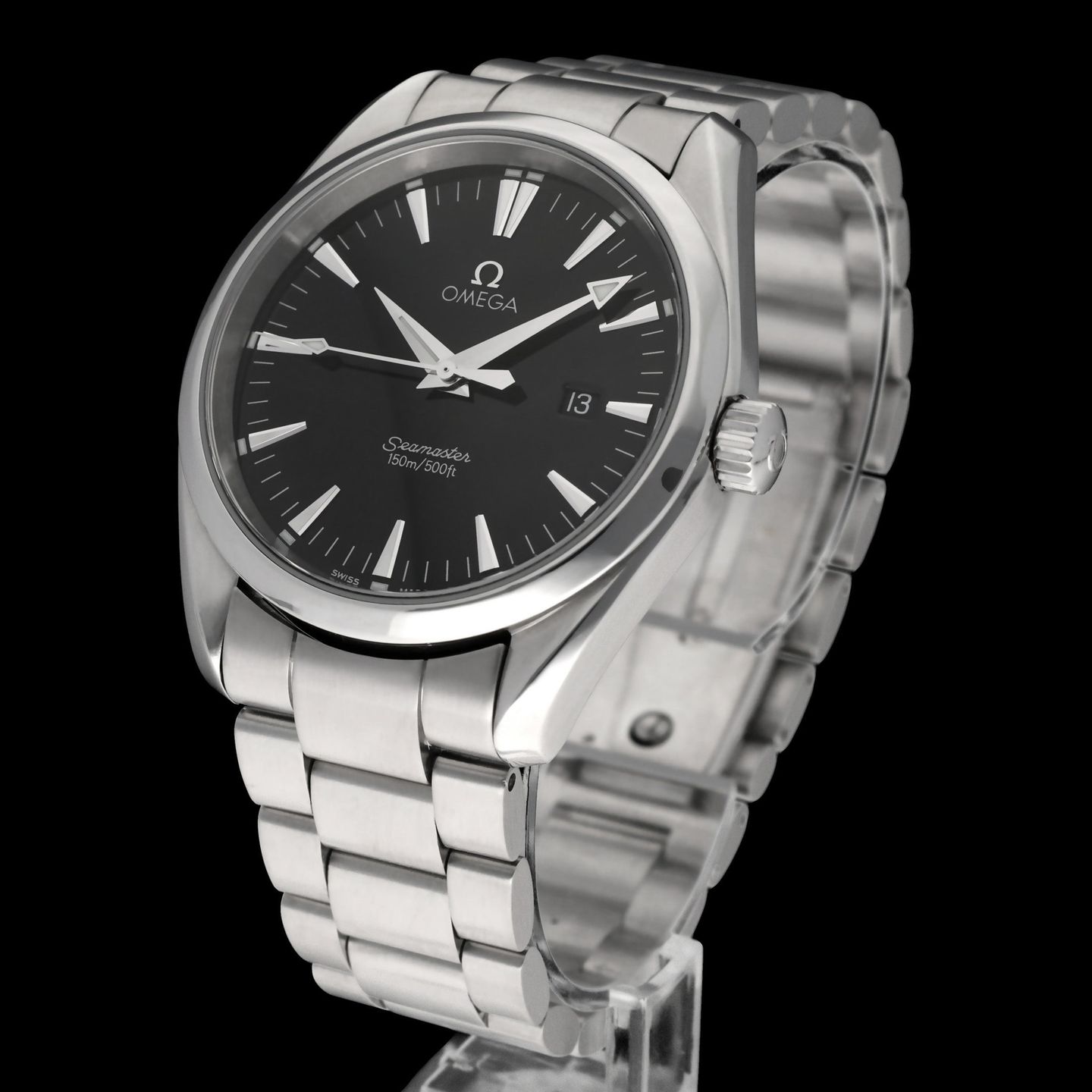 Omega Seamaster Aqua Terra 2517.50.00 (2012) - Zwart wijzerplaat 39mm Staal (2/8)
