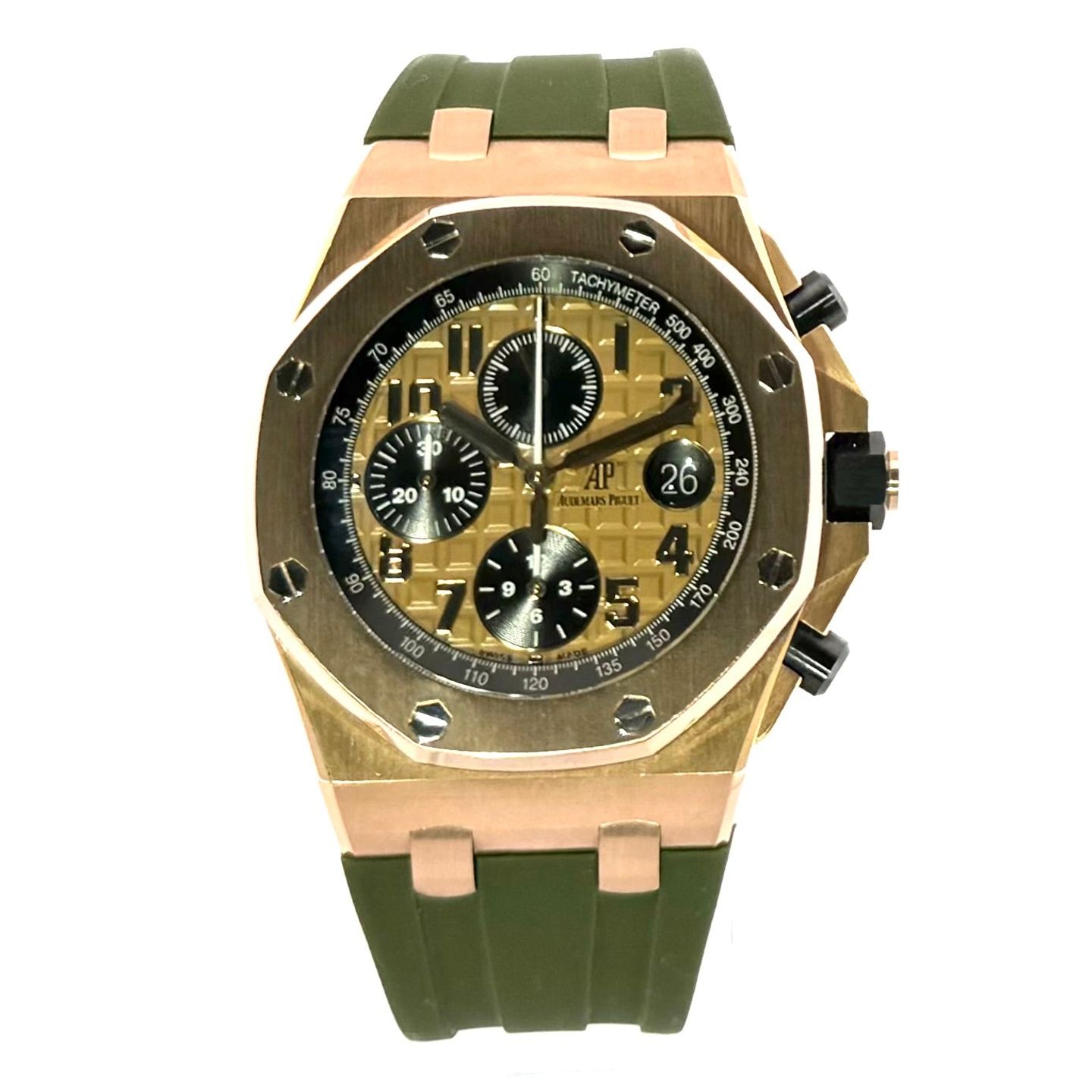 Audemars Piguet Royal Oak Offshore 26470OR.OO.A002CR.01 (2017) - Champagne wijzerplaat 42mm Roségoud (1/7)